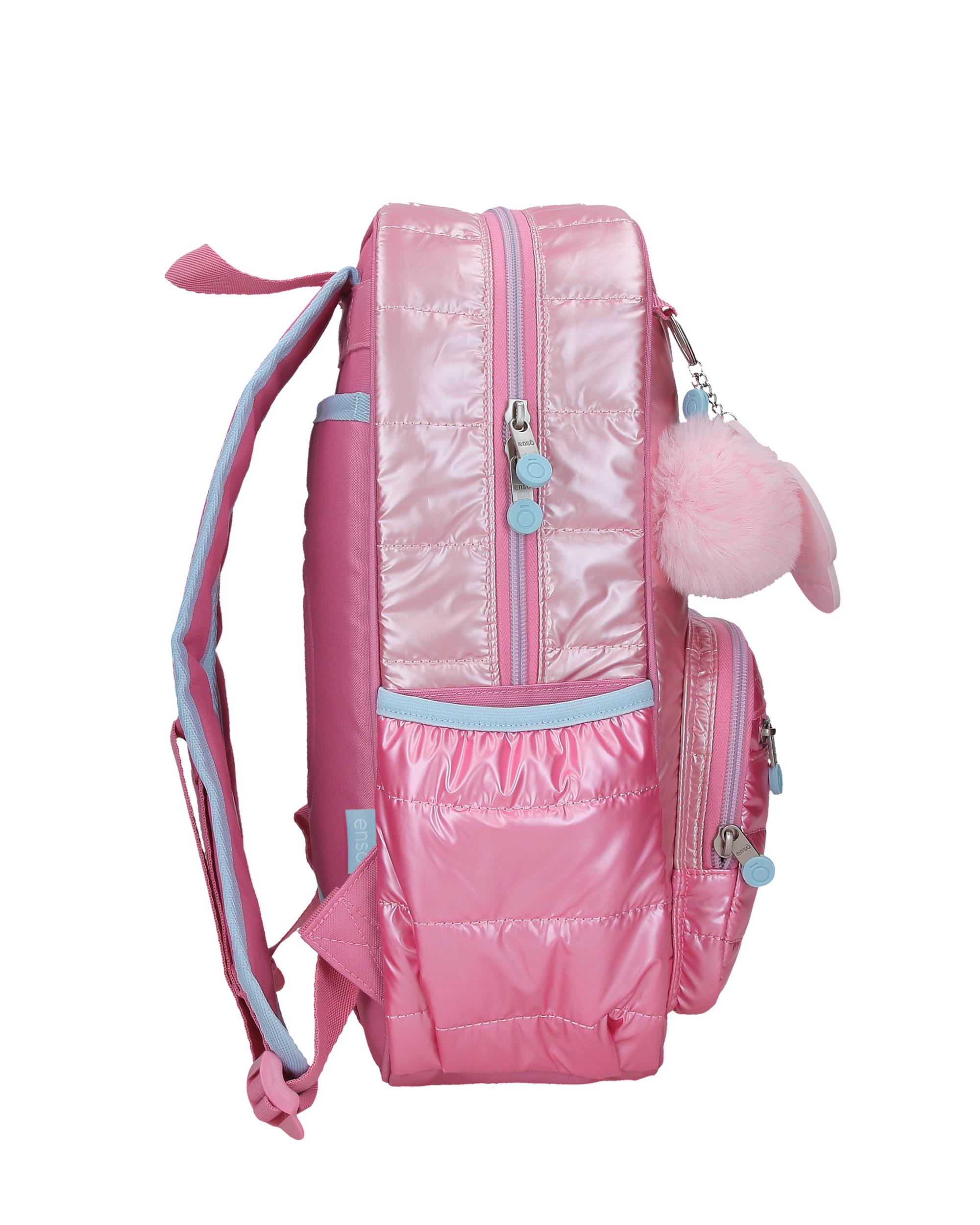 Mochila Escolar Enso Into The Wild con capacidad de 13,68L adaptable a carro rosa Rosa-2