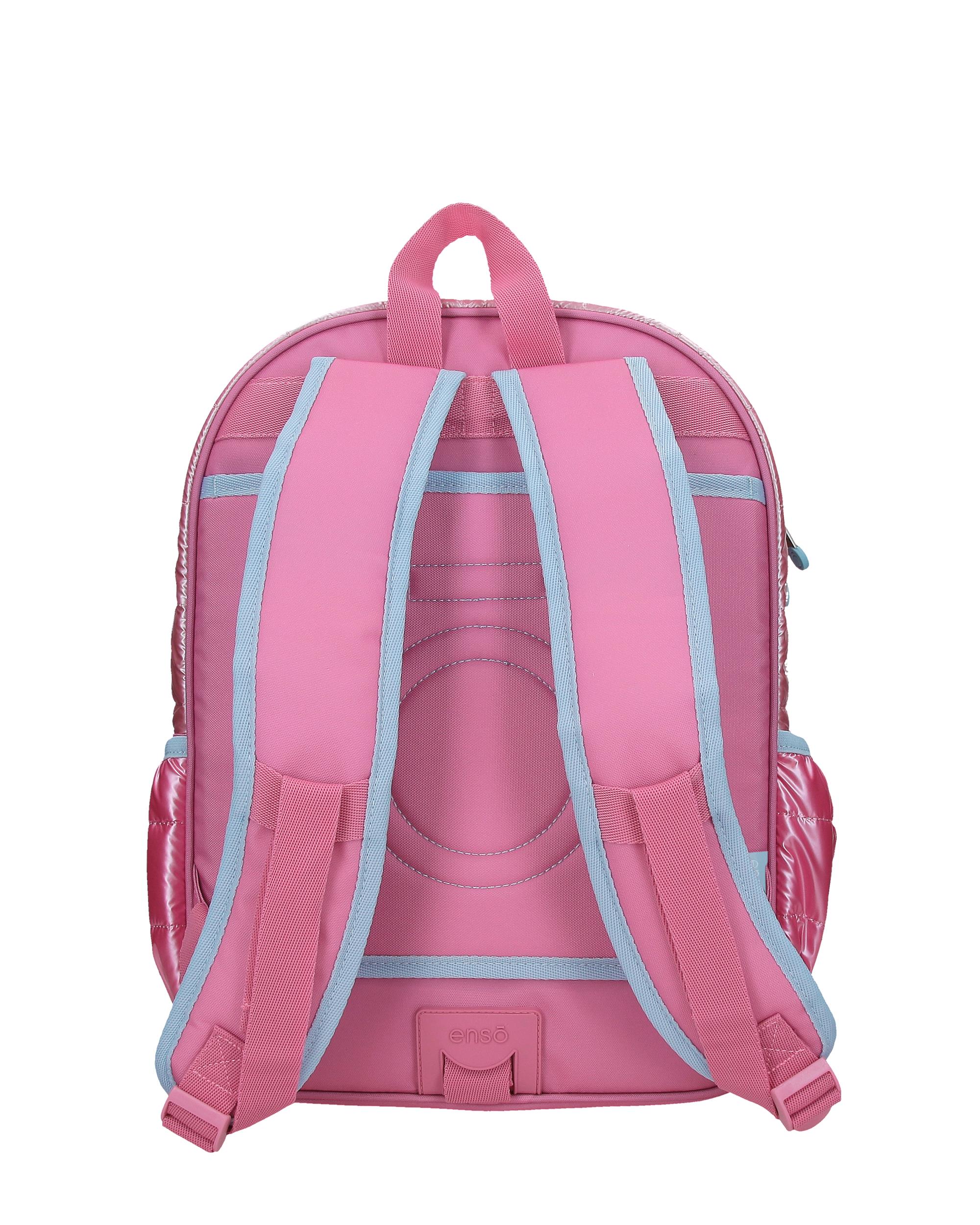 Mochila Escolar Enso Into The Wild con capacidad de 13,68L adaptable a carro rosa Rosa-3