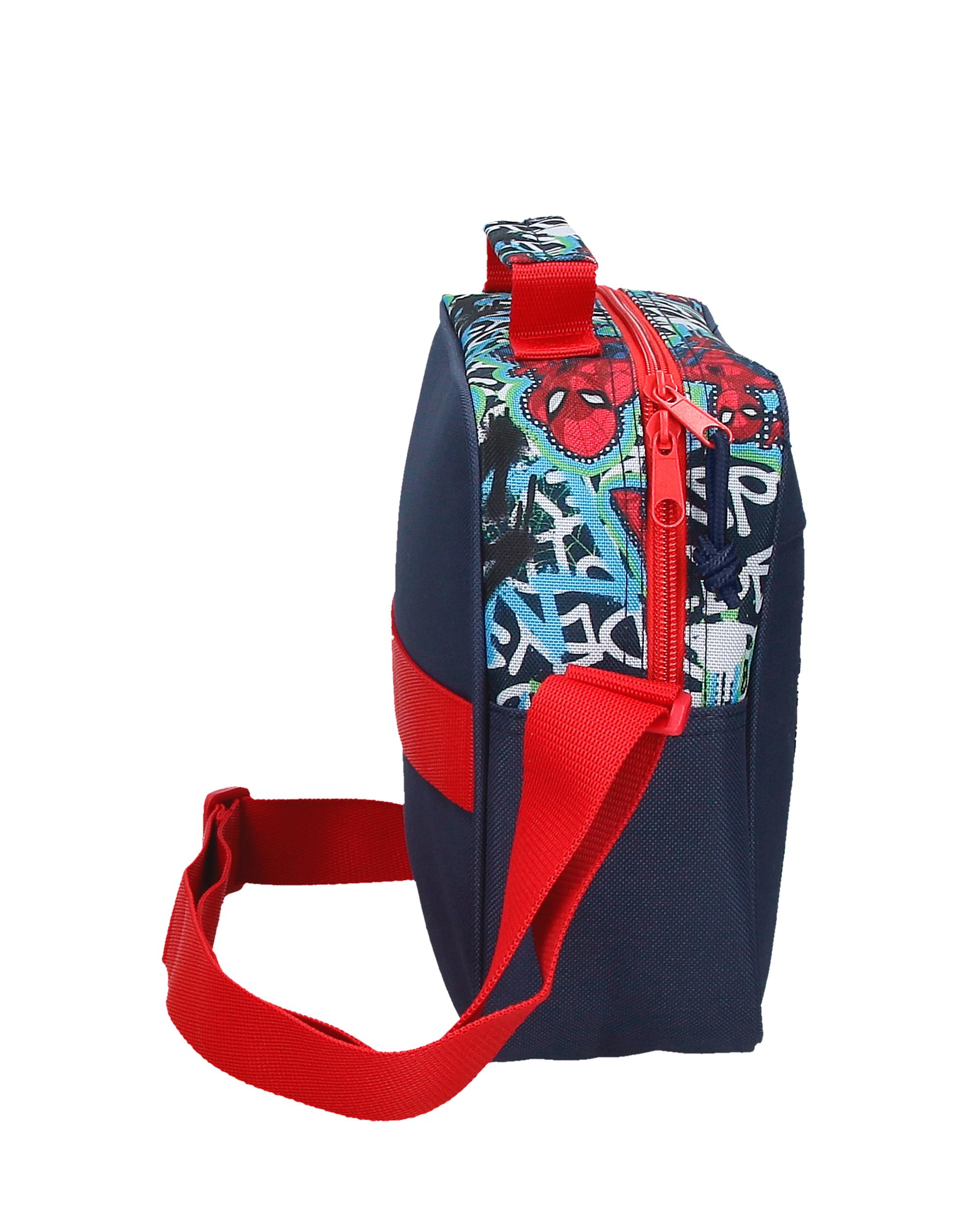 Imagen 2 de Neceser con bandolera adaptable Graffity Of Spiderman Azul