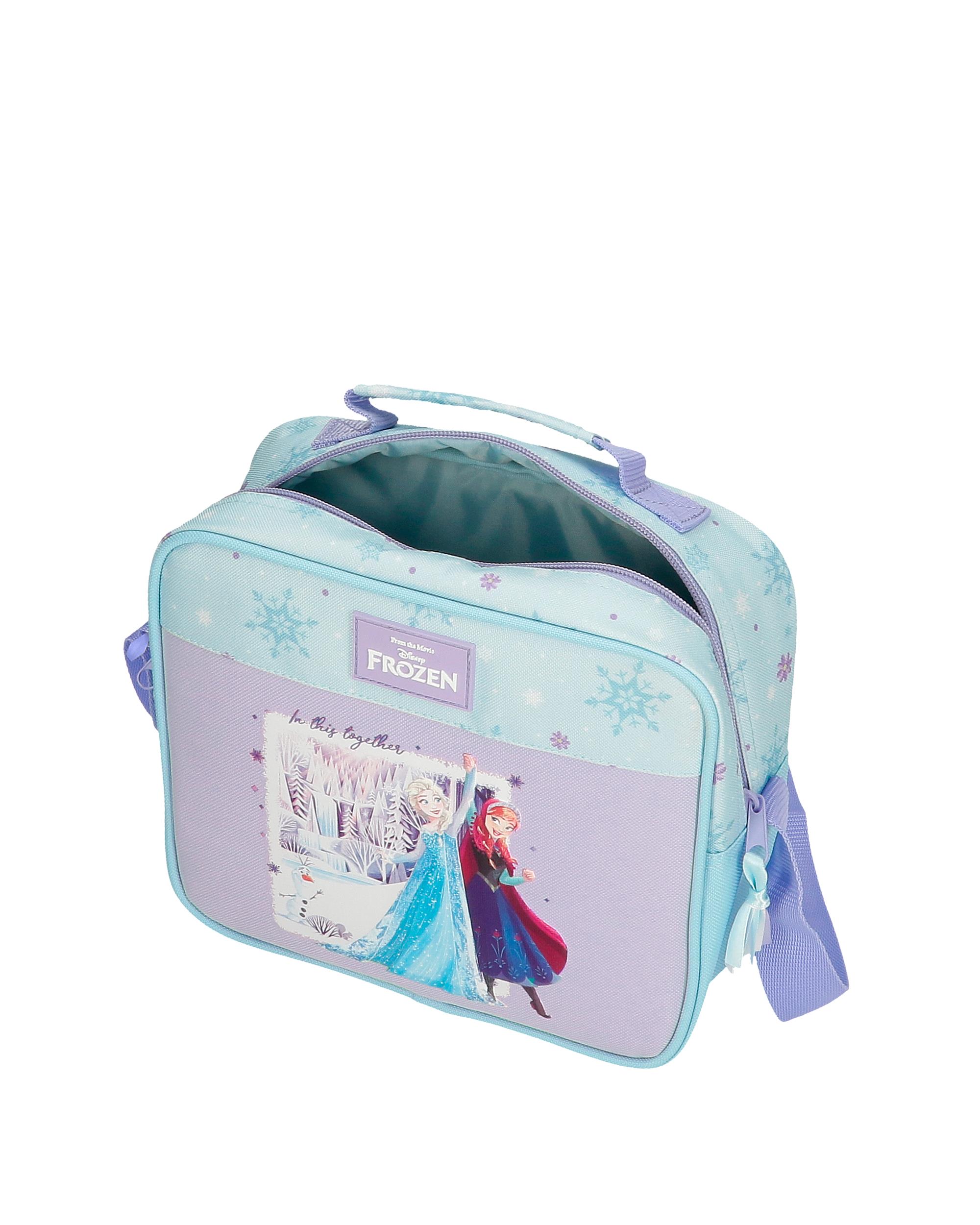 Imagen 4 de Neceser con bandolera adaptable Frozen In This Together Morado