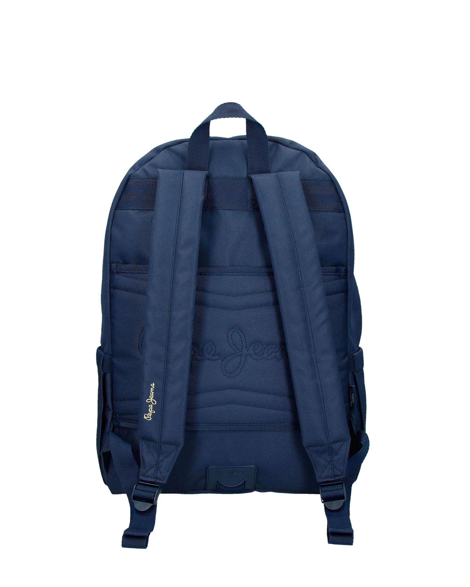 Mochila escolar 44 cm PJL Arwyn adaptable a carro marino Azul-3