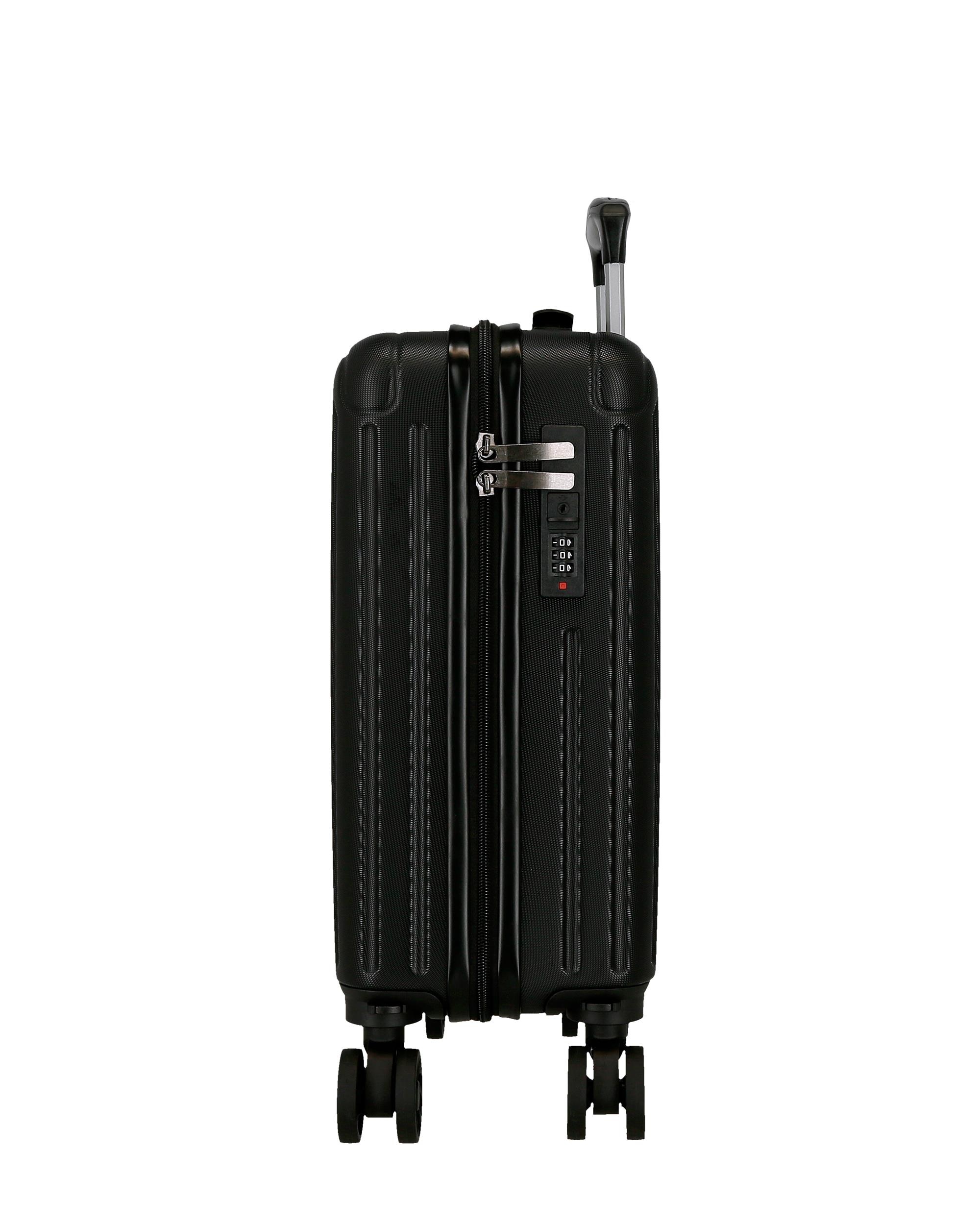 Maleta de cabina 40 cm movom timber abs rígida con capacidad de 24l - Negro Negro-2
