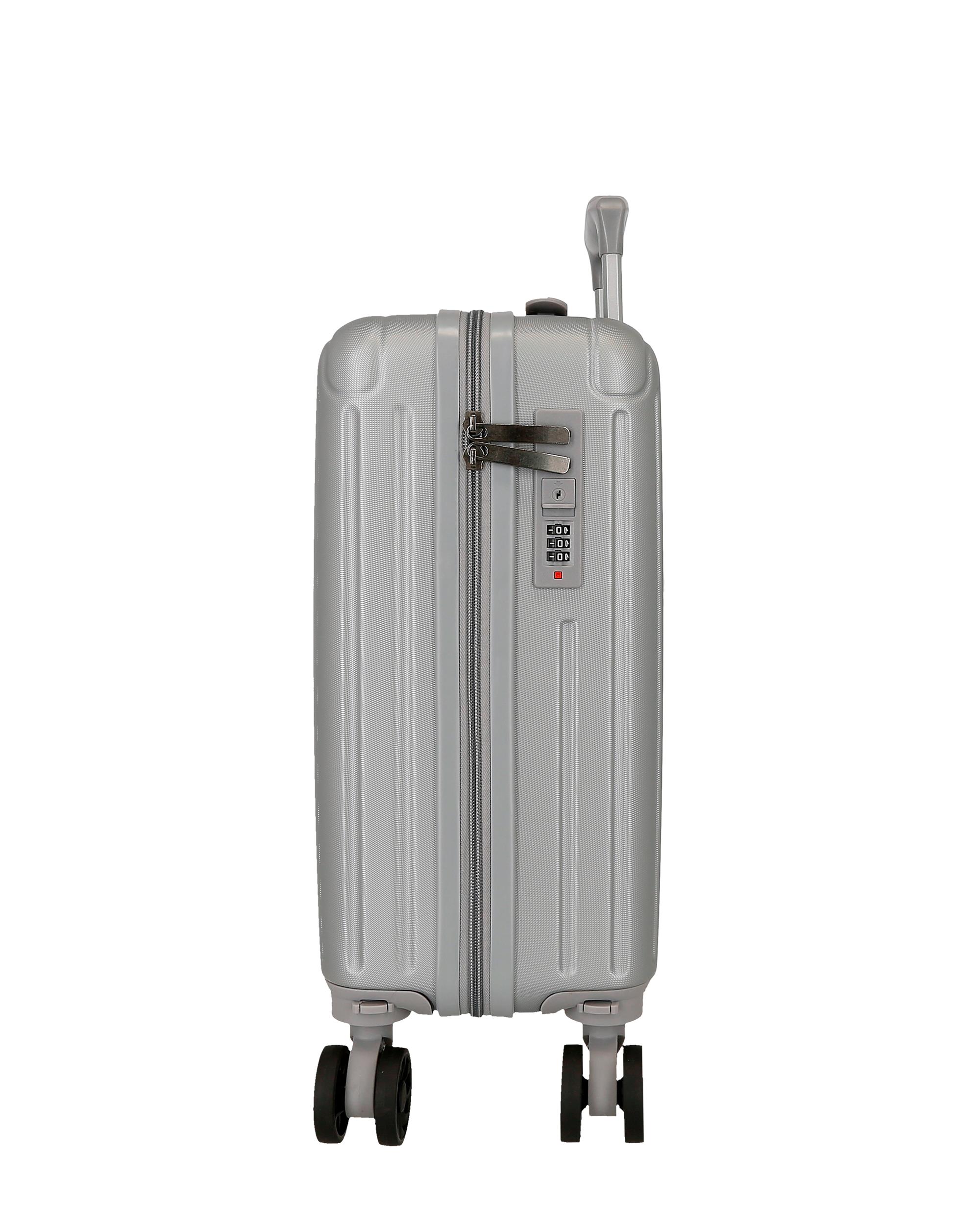 Maleta de cabina 40 cm movom timber abs rígida con capacidad de 24l - Gris Gris-2