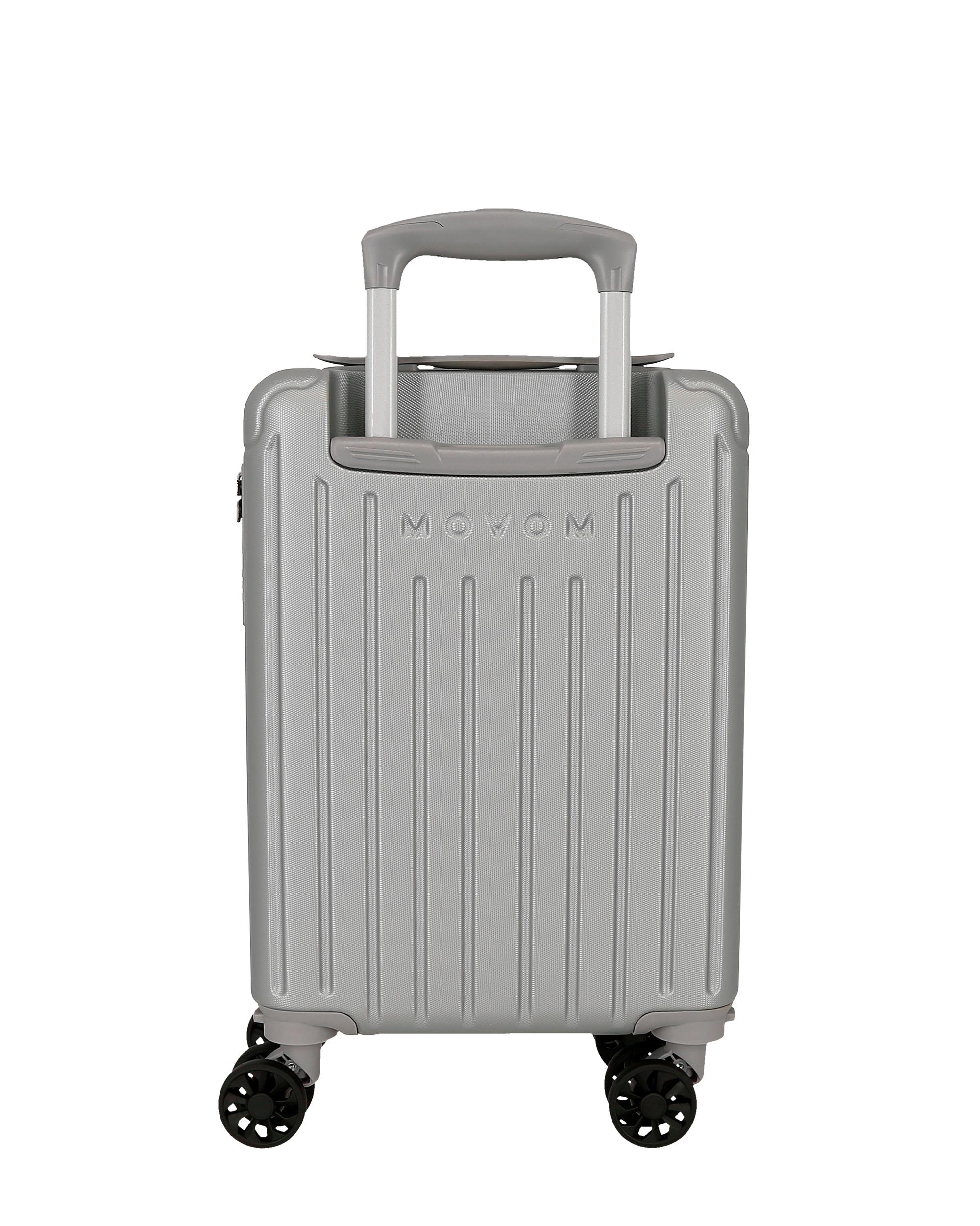 Maleta de cabina 40 cm movom timber abs rígida con capacidad de 24l - Gris Gris-3