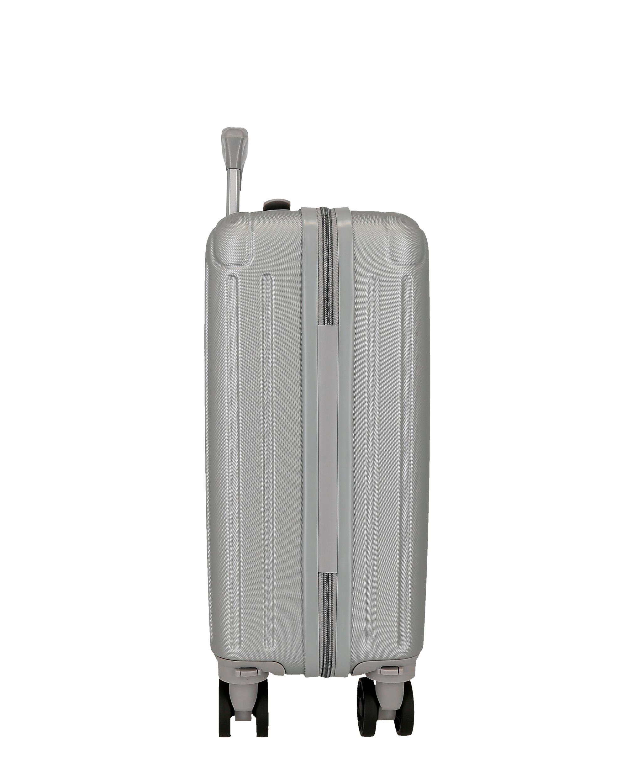 Maleta de cabina 40 cm movom timber abs rígida con capacidad de 24l - Gris Gris-4