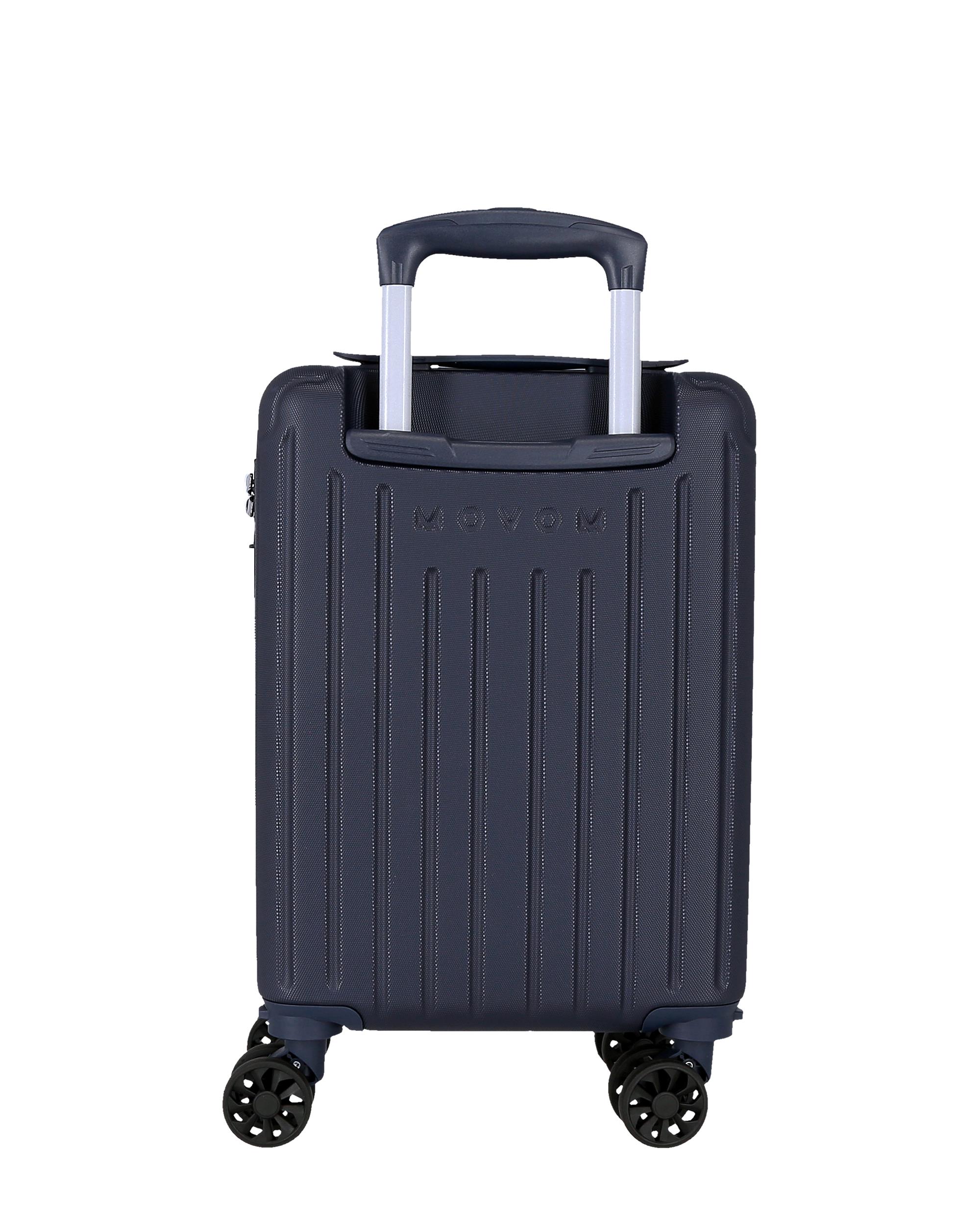 Maleta de cabina 40 cm movom timber abs rígida con capacidad de 24l - Azul Azul-3