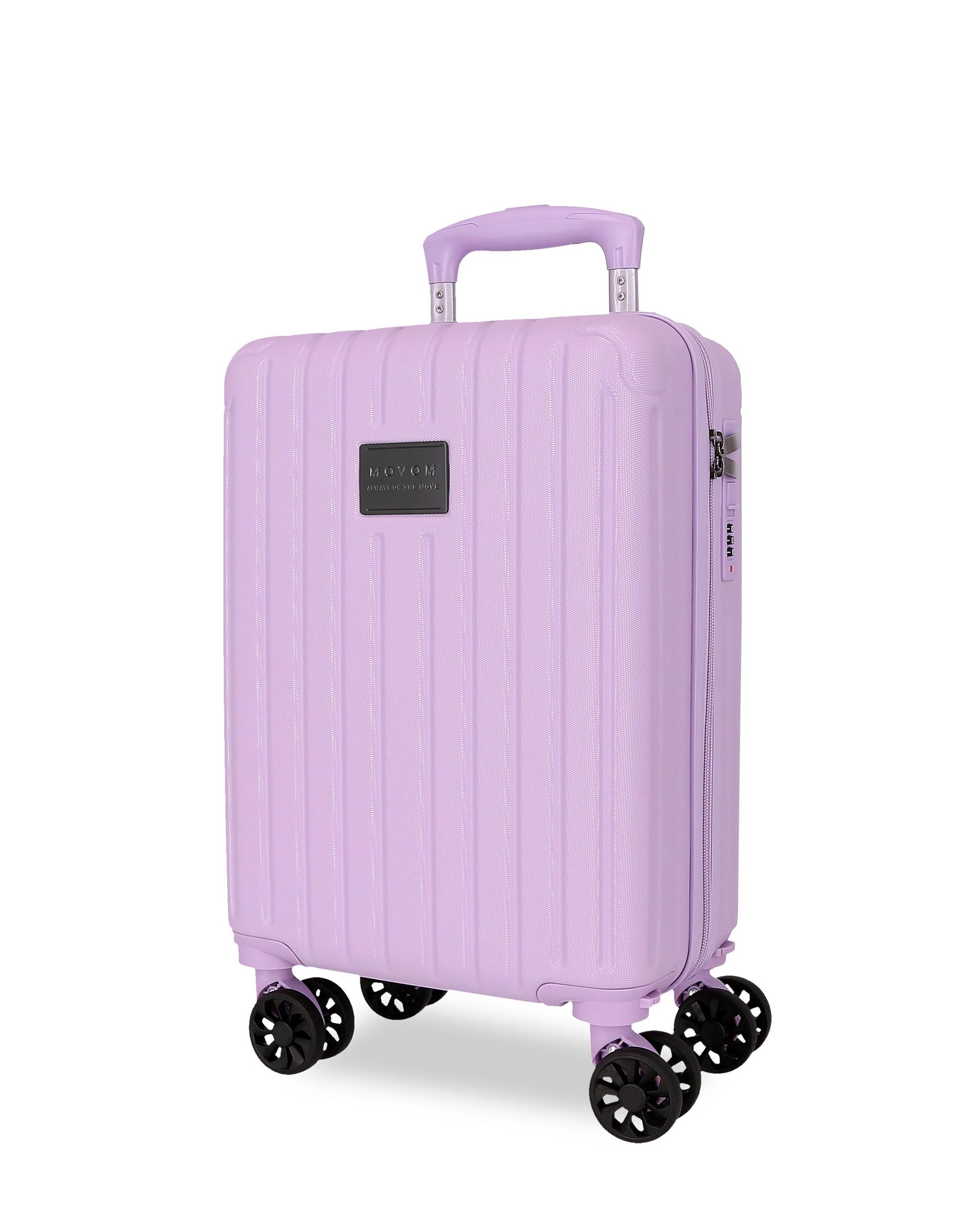 Maleta de cabina 40 cm movom timber abs rígida con capacidad de 24l - Morado Morado-1
