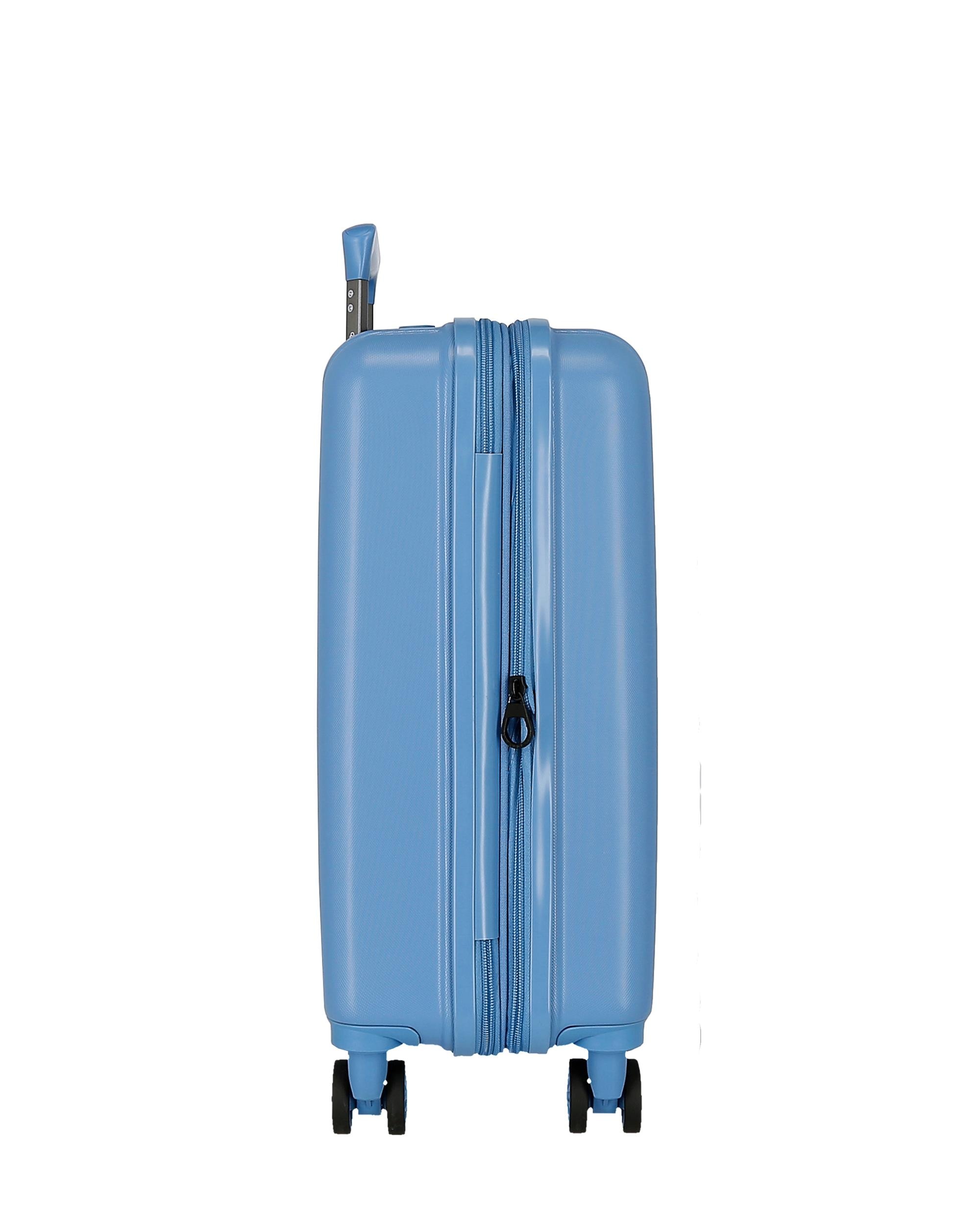 Imagen 4 de Maleta de cabina extensible rígida 55cm movom wood marino rígida con capacidad de 46l - Azul Azul