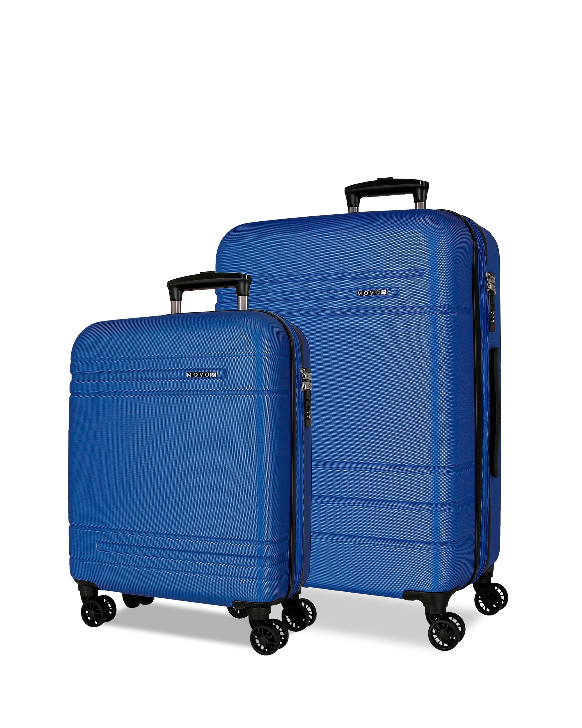 Imagen 1 de Juego de maletas 55-68 cm expandible movom galaxy abs rígida hasta 111l Azul