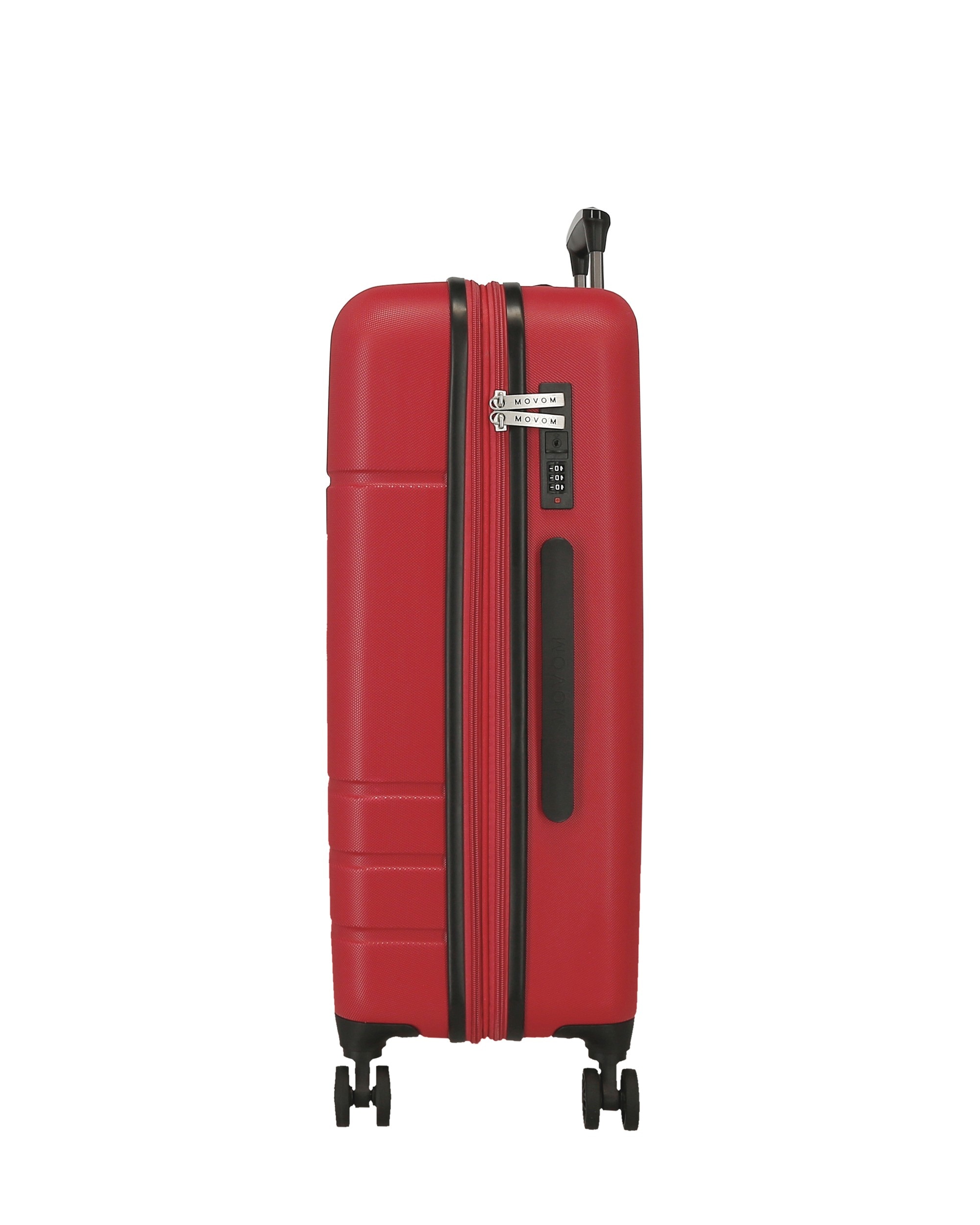 Imagen 2 de Juego de maletas 55-68 cm expandible movom galaxy abs rígida hasta 111l - Rojo Rojo