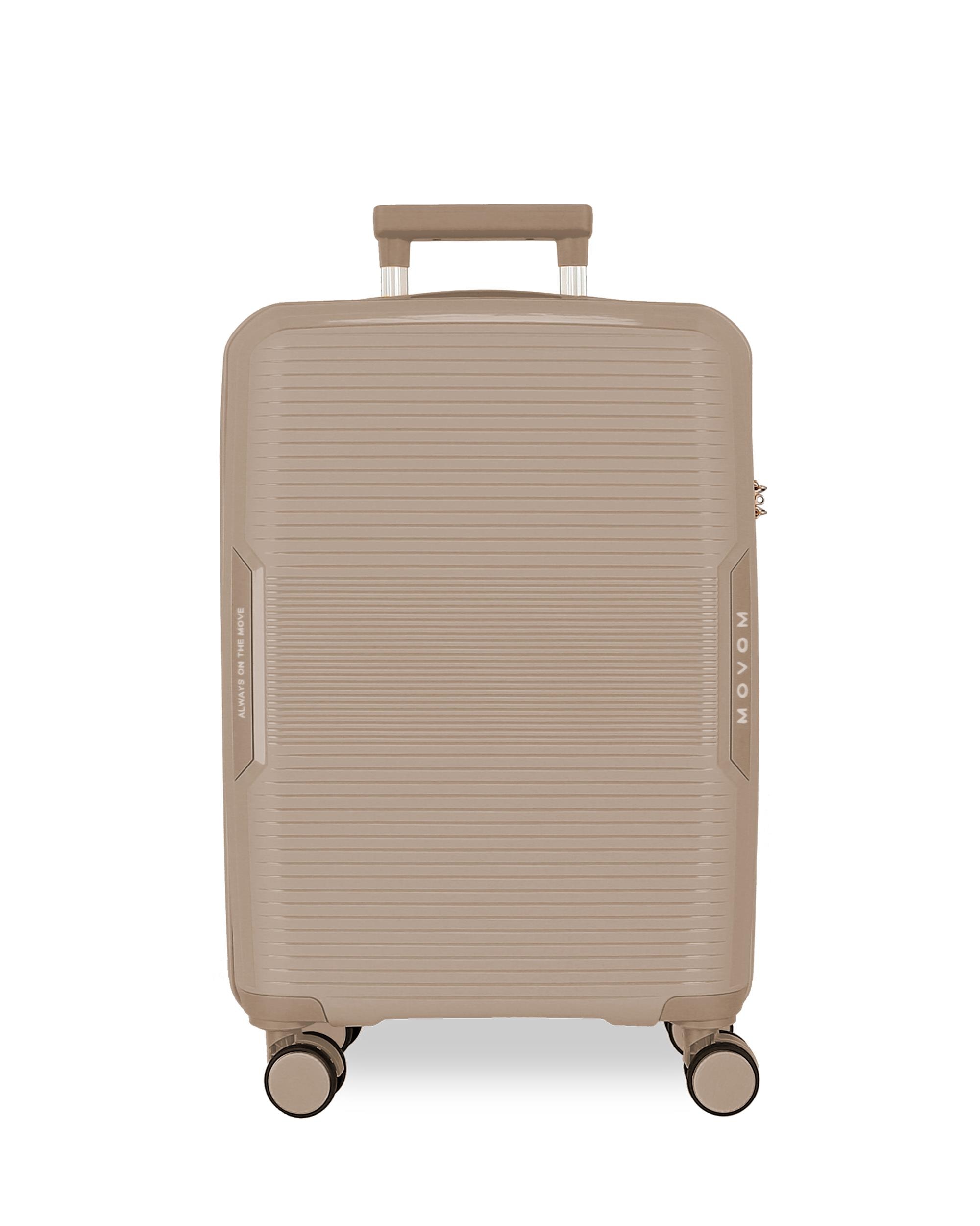 Imagen 1 de Maleta de cabina 55 cm extensible new ocuri con capacidad de 37l en rosa Oro