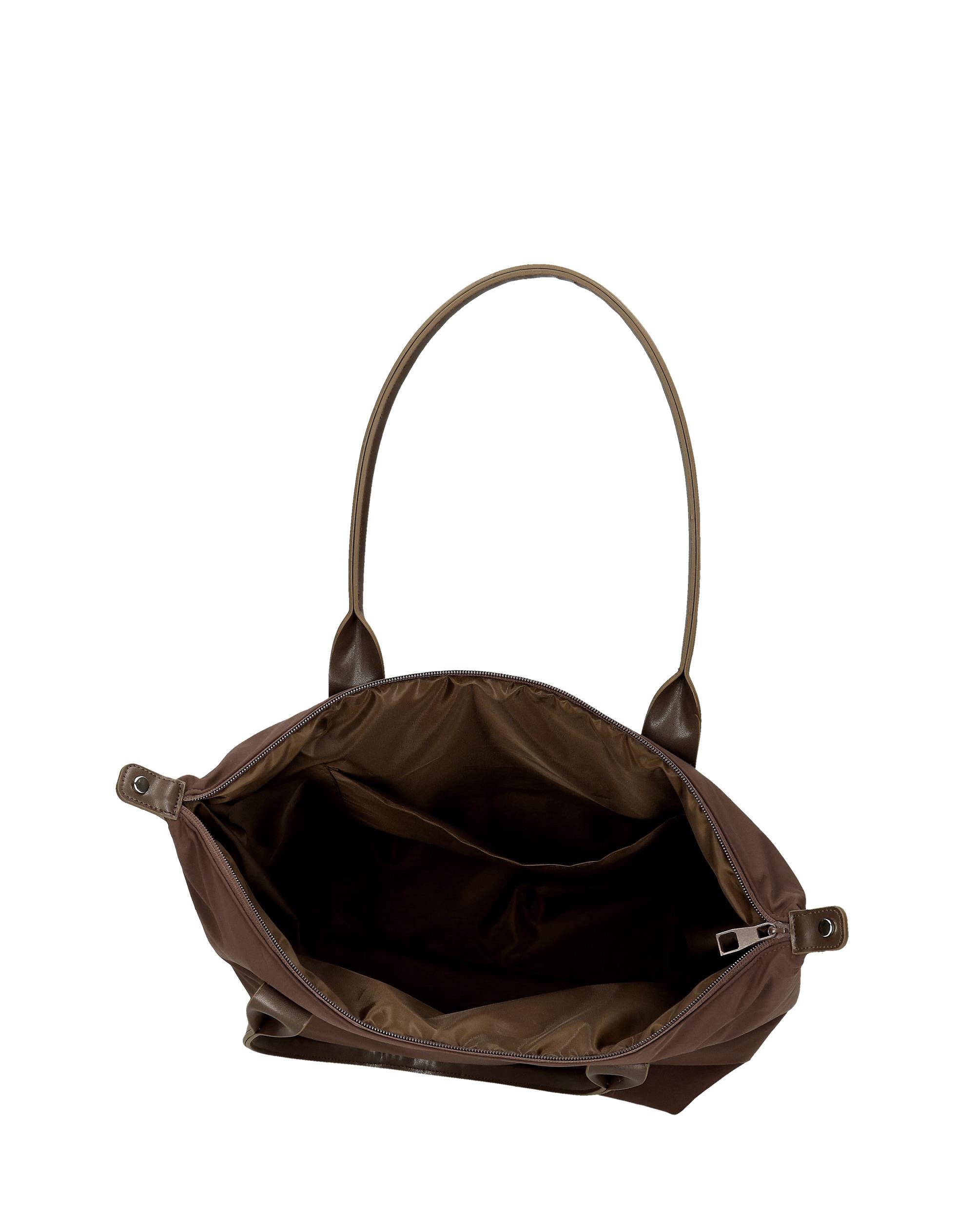 Bolso de hombro tote movom loop en negro - Marrón Marrón-4