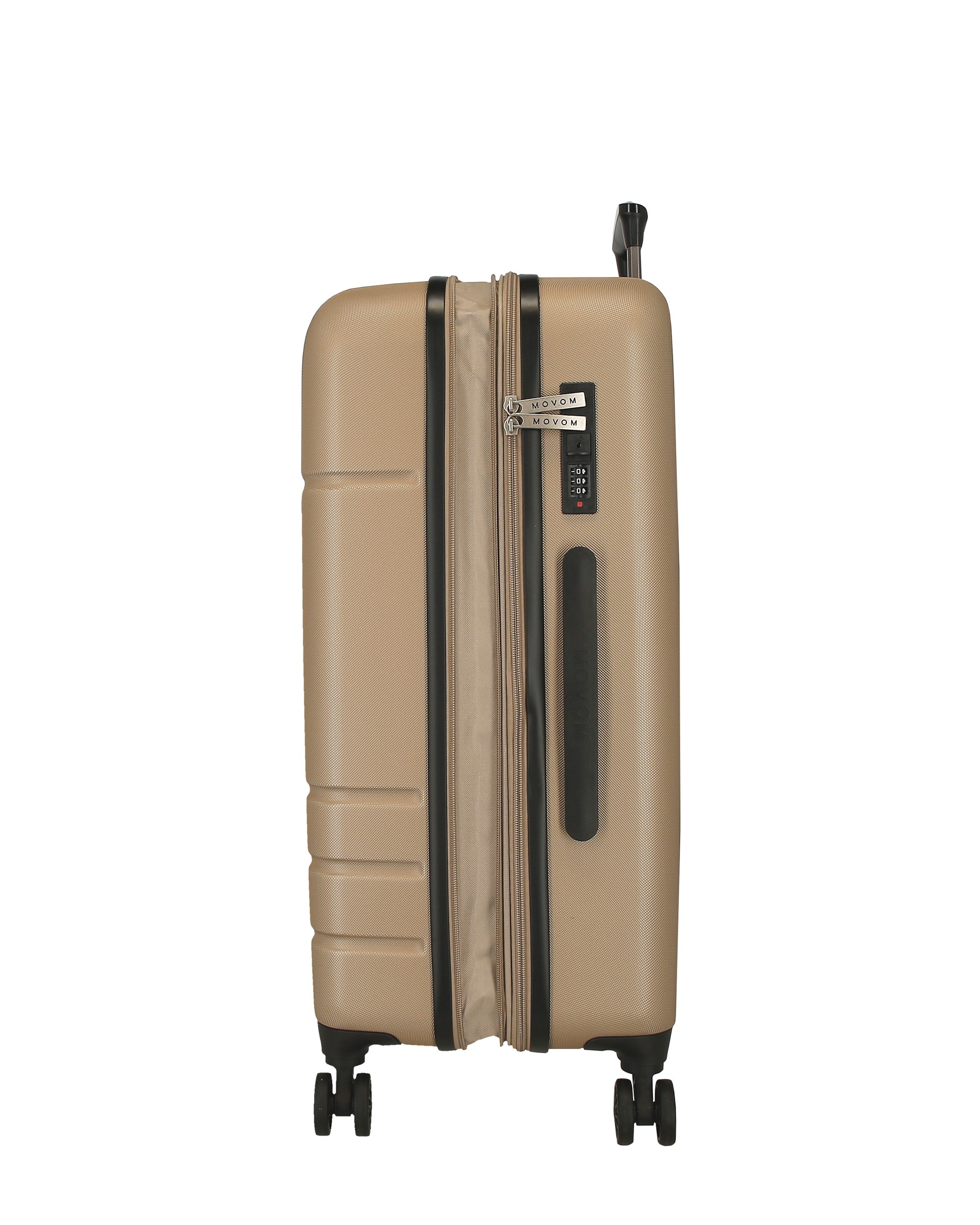 Imagen 6 de Juego de maletas 55-68 cm expandible movom galaxy abs rígida hasta 111l - Oro Oro