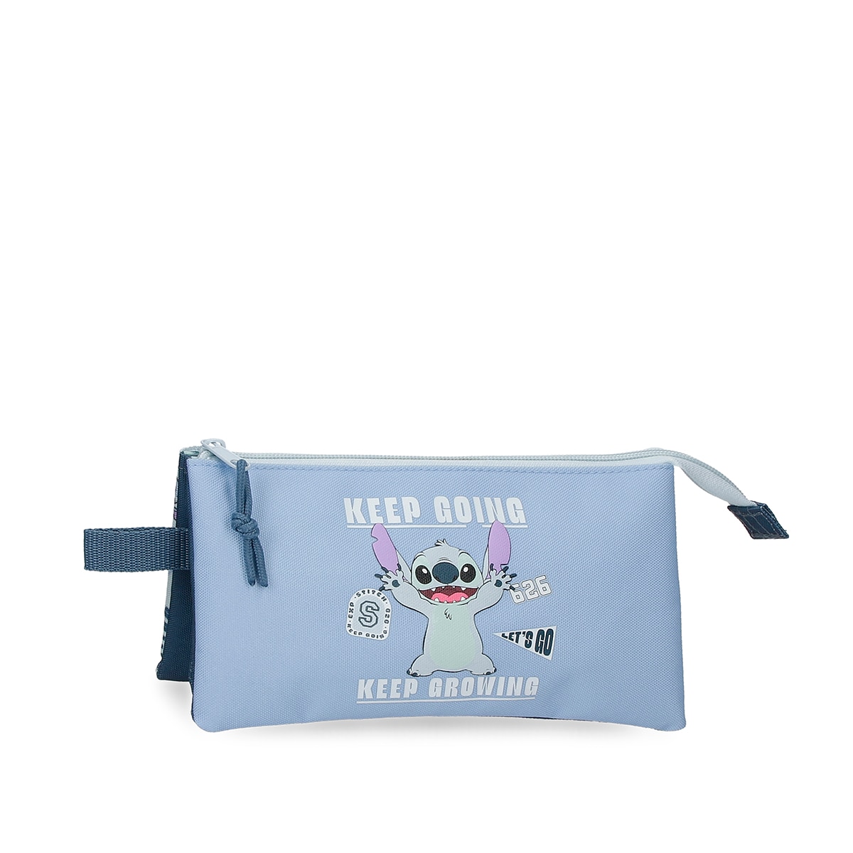 Disney - Neceser tres compartimentos Stitch Keep Going.
