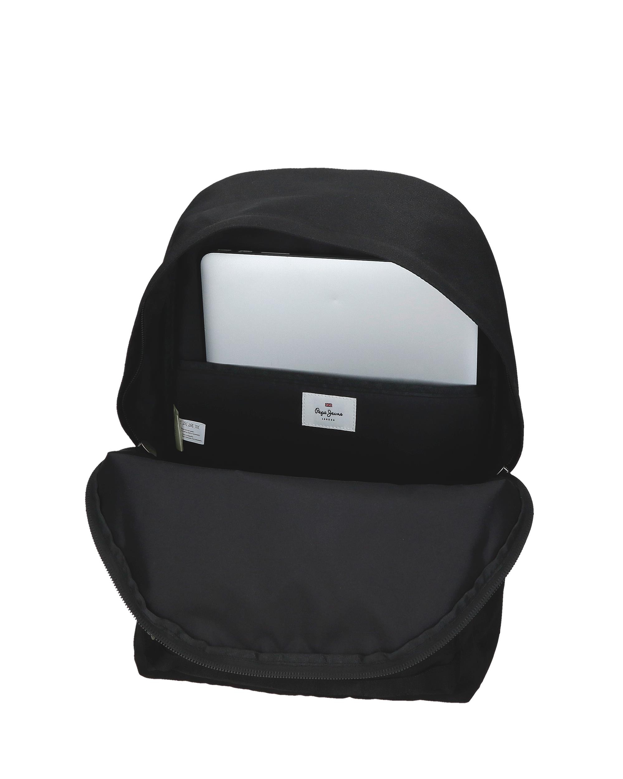Imagen 4 de Mochila escolar 44 cm PJL Edward con carro negro Negro