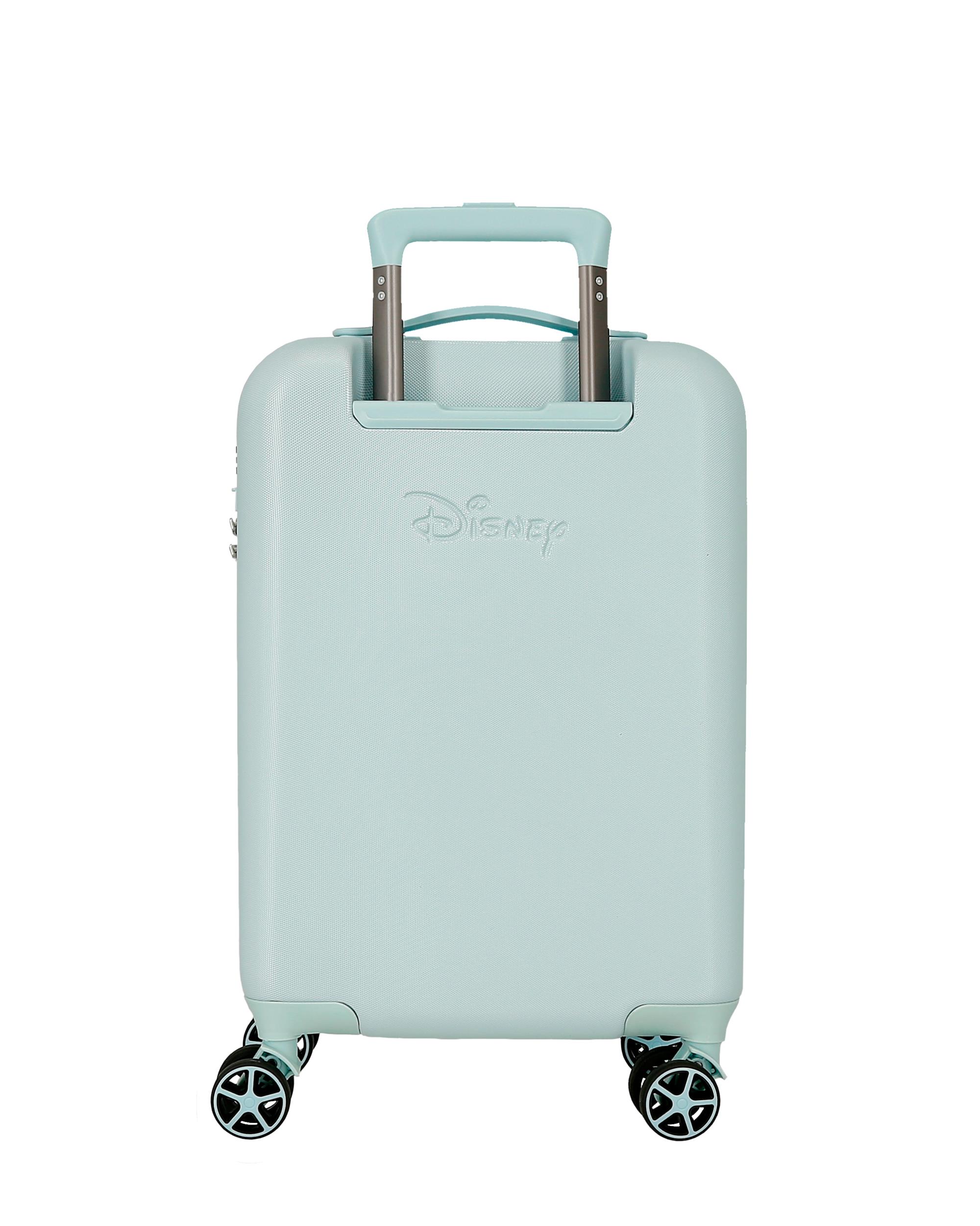 Imagen 3 de Maleta de cabina 55 cm traveling with minnie abs rígida con capacidad de 32l turquesa - Disney - Azul Azul