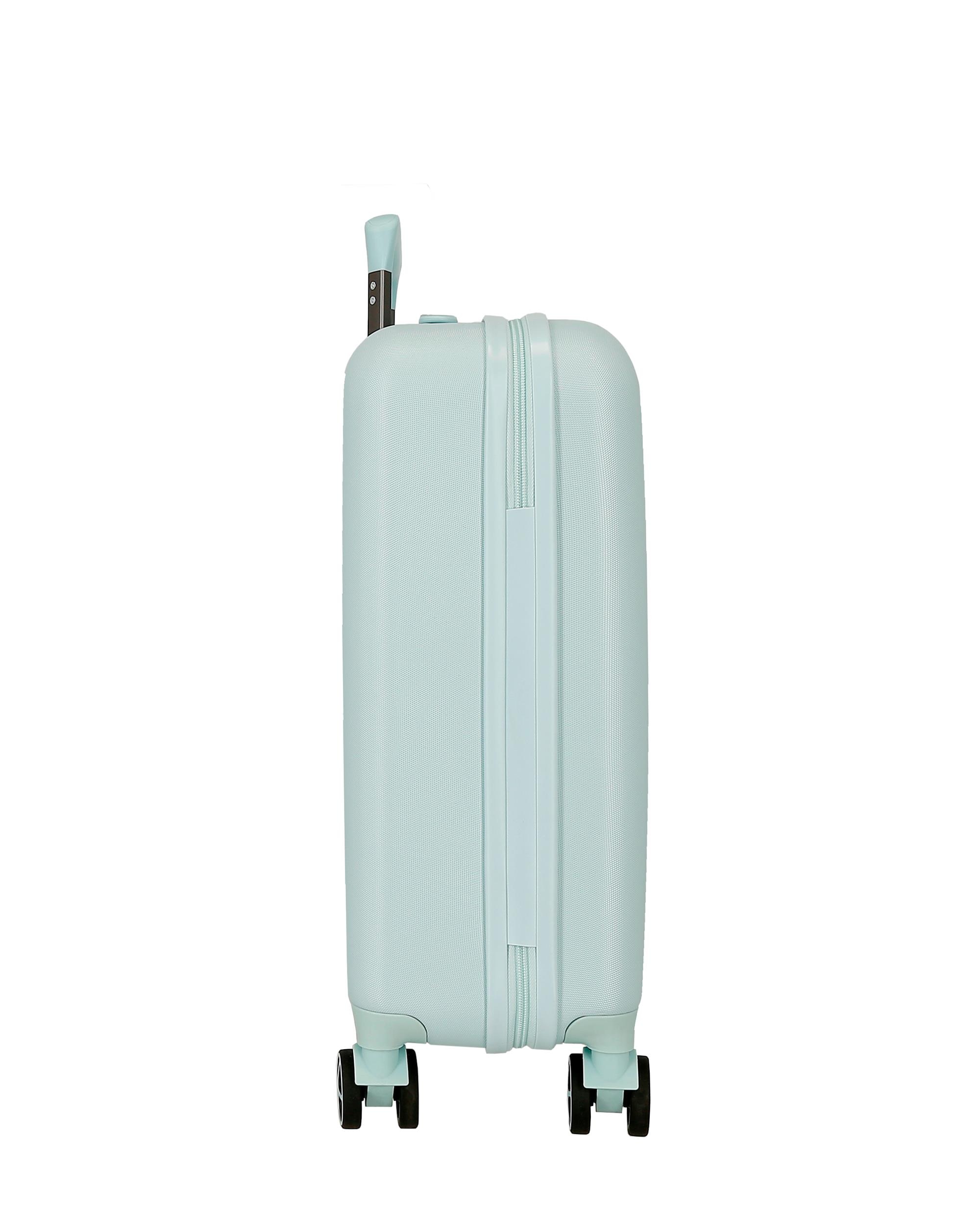 Imagen 4 de Maleta de cabina 55 cm traveling with minnie abs rígida con capacidad de 32l turquesa - Disney - Azul Azul