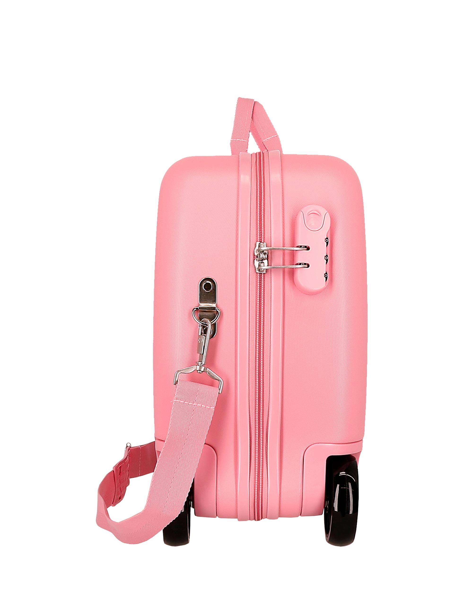Maleta infantil 2 ruedas multidireccionales 50 cm Hello Kitty Bows ABS rígida con capacidad de 34L - Personajes - Rosa pastel Rosa pastel-2