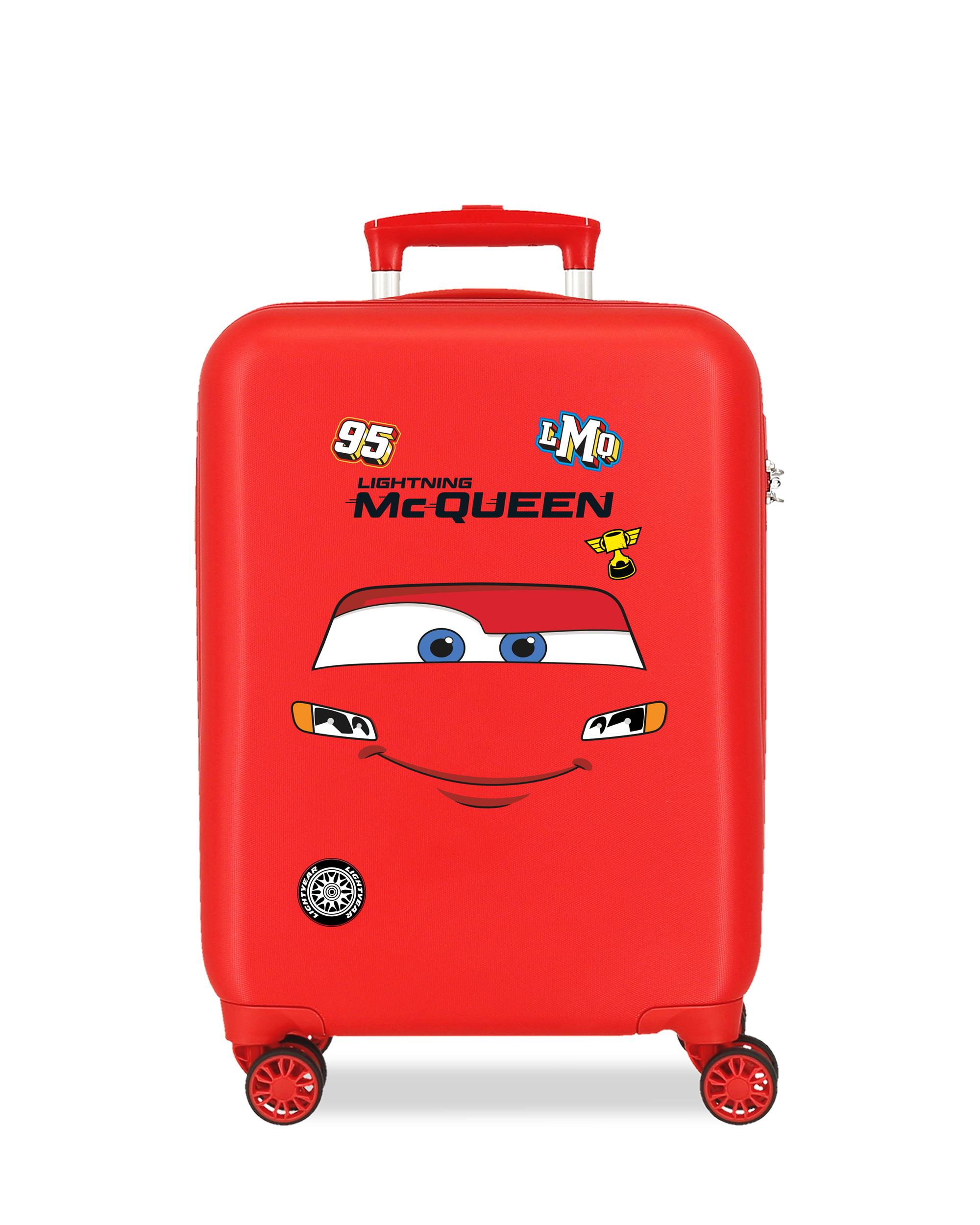 Imagen 0 de Maleta de cabina 50 cm mcqueen red abs rígida con capacidad de 33l Rojo