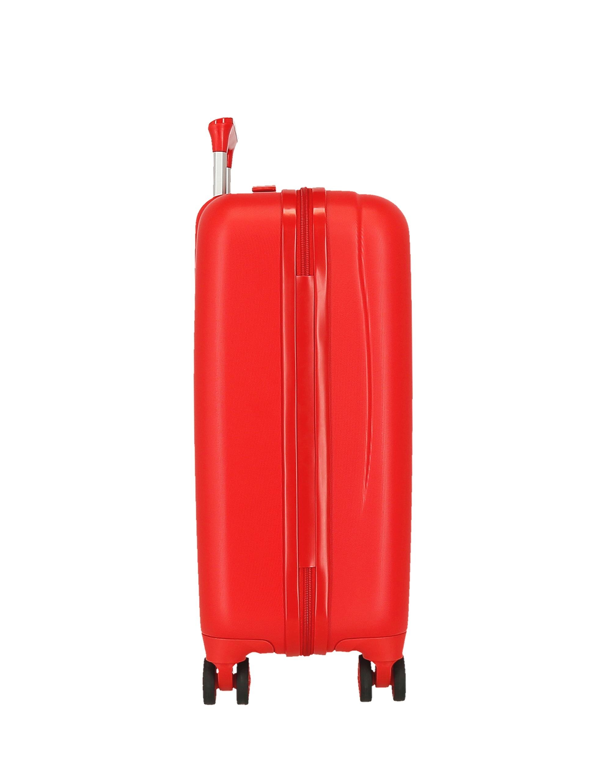 Maleta de cabina 50 cm mcqueen red abs rígida con capacidad de 33l - Disney - Rojo Rojo-4