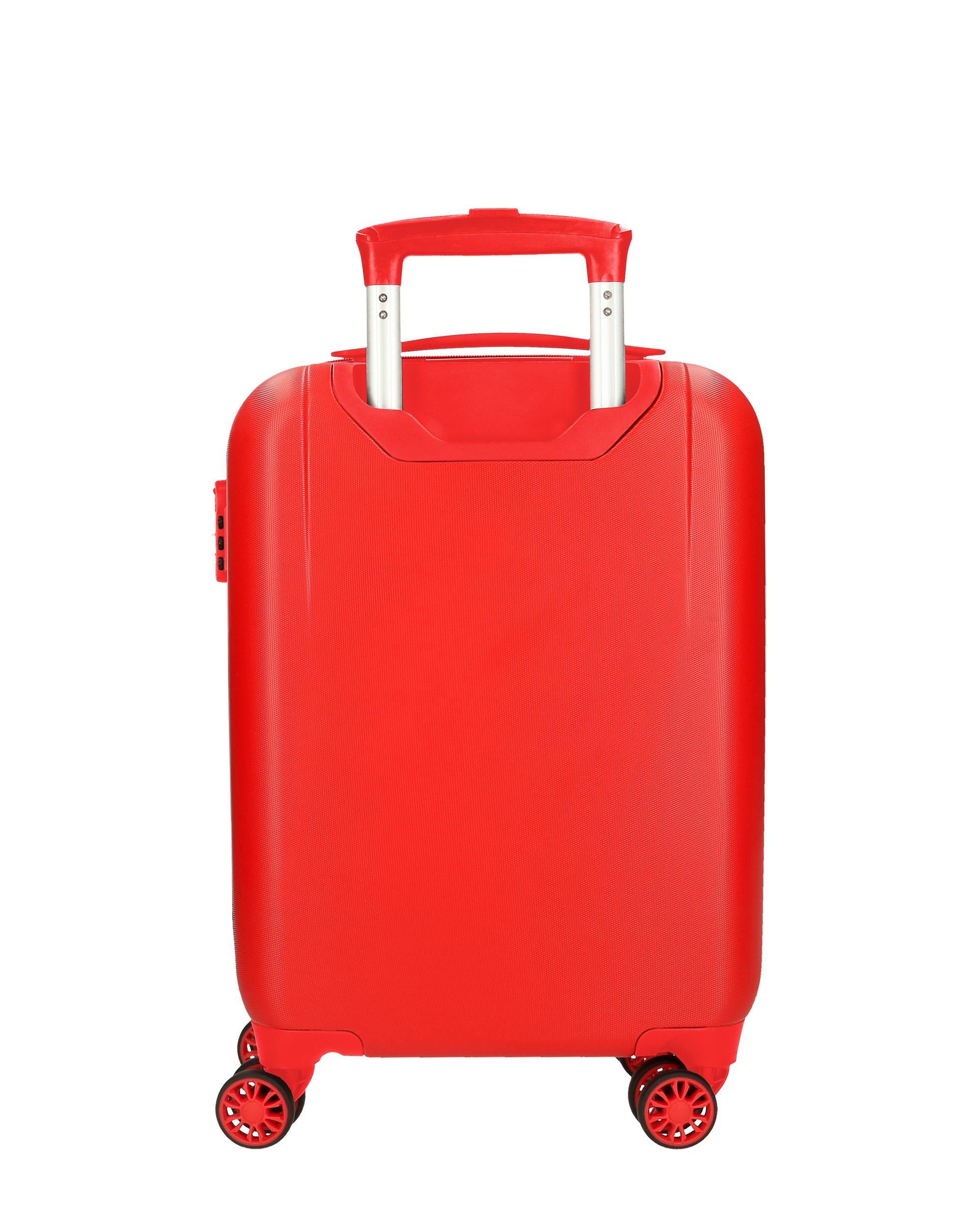 Maleta de cabina 50 cm mcqueen red abs rígida con capacidad de 33l - Disney - Blanco Blanco-3