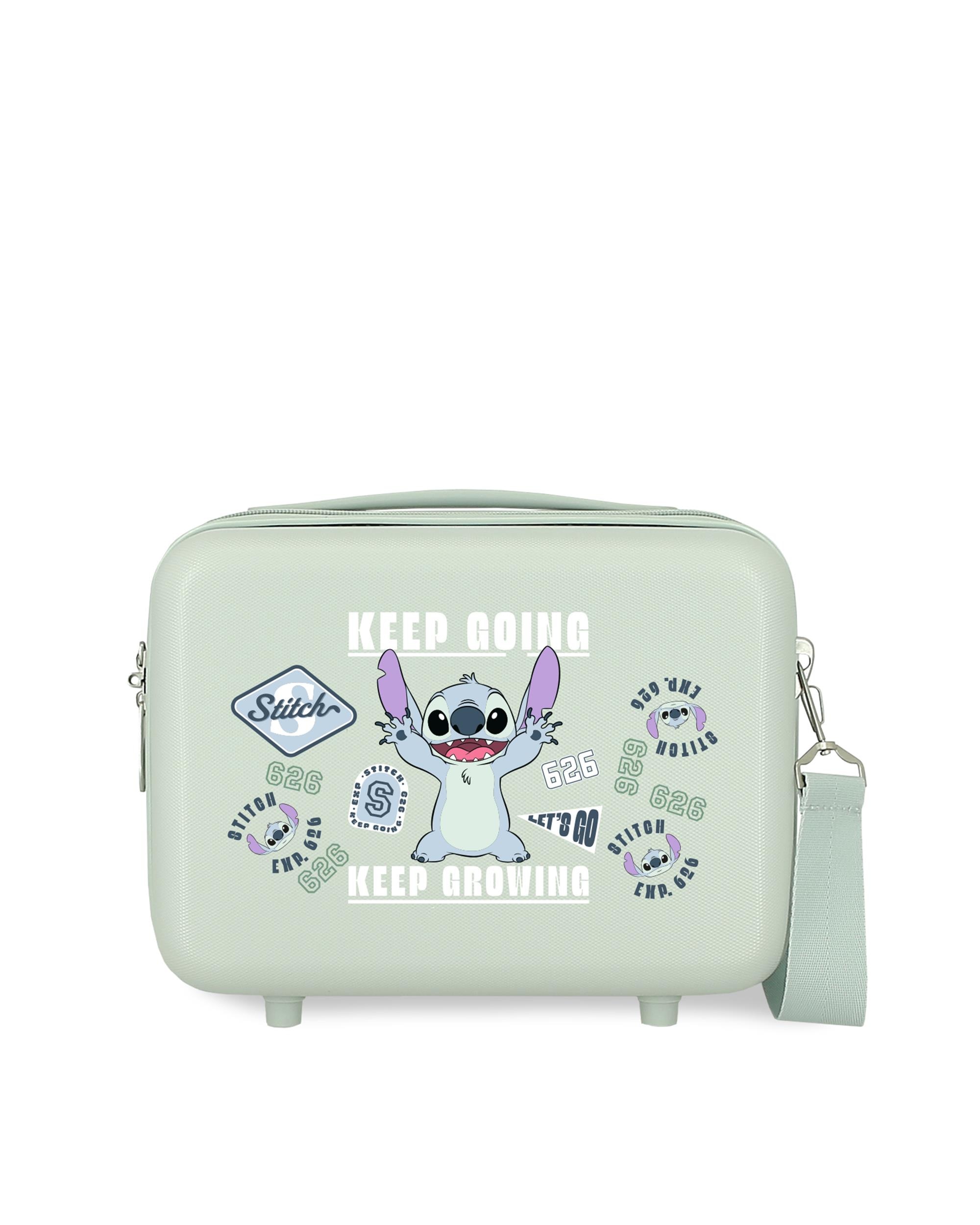 Disney - Neceser abs stitch keep going adaptable con capacidad de 9,1l.