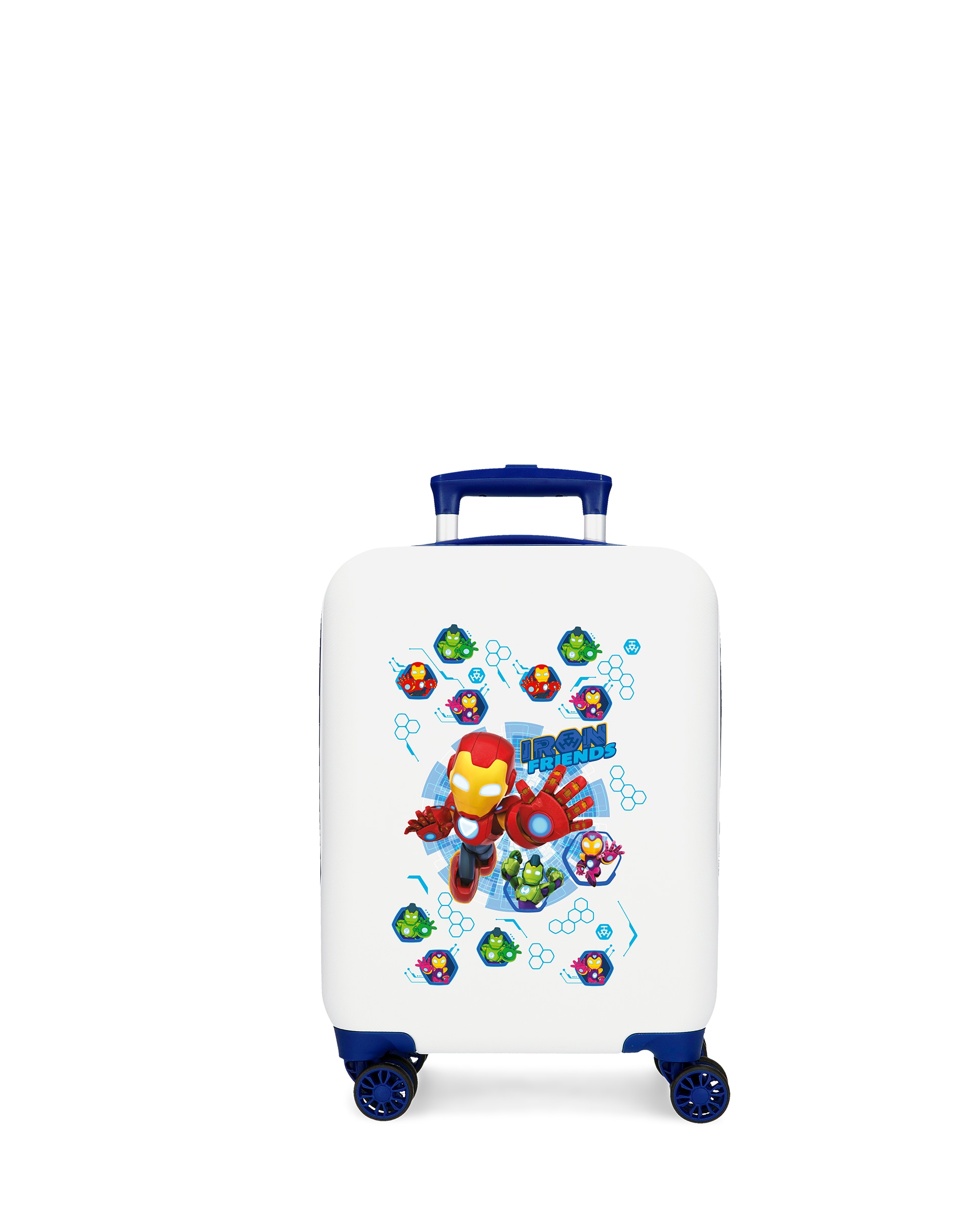 Personajes - Maleta De Cabina 50 cm Iron Friends ABS rígida con capacidad de 28,4L.