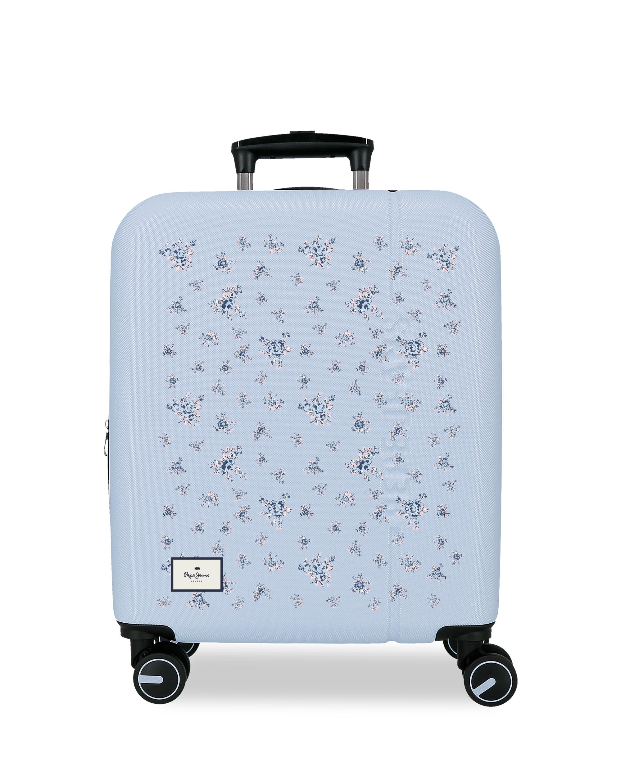 Imagen 1 de Maleta de cabina 55 cm expandible pjl olivia abs rígida hasta 37 l azul claro Azul