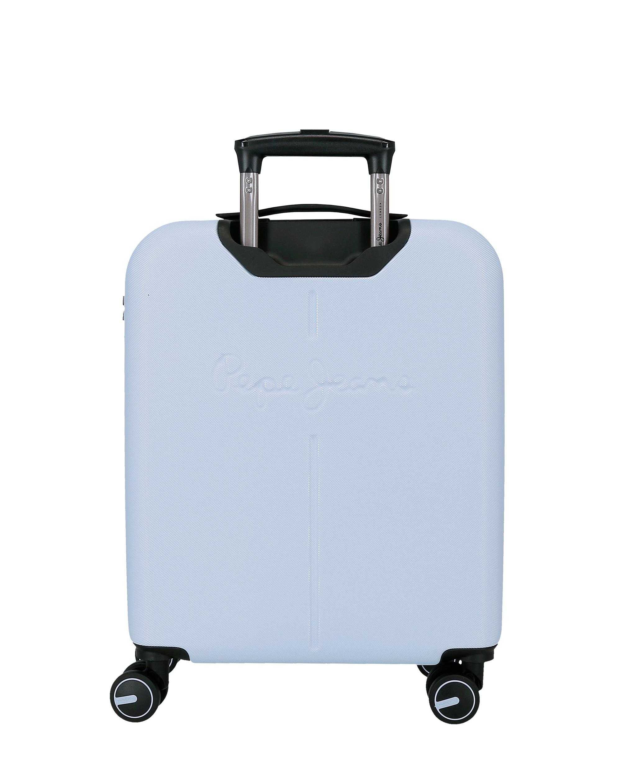 Imagen 3 de Maleta de cabina 55 cm expandible pjl olivia abs rígida hasta 37 l azul claro - Pepe Jeans - Azul Azul