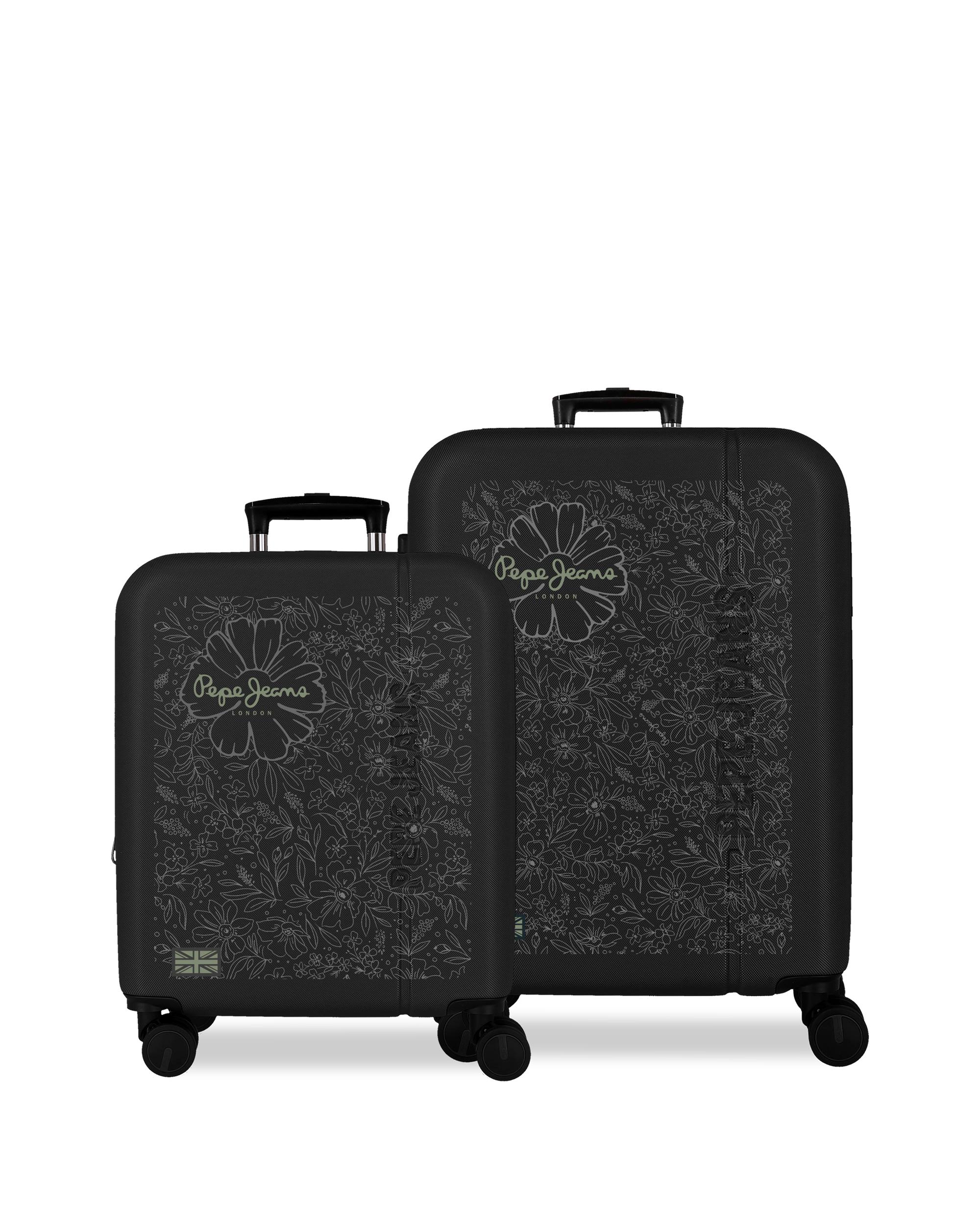 Pepe Jeans - Juego de maletas 55-68 cm expandible pjl eloise abs rígida hasta 109 l.