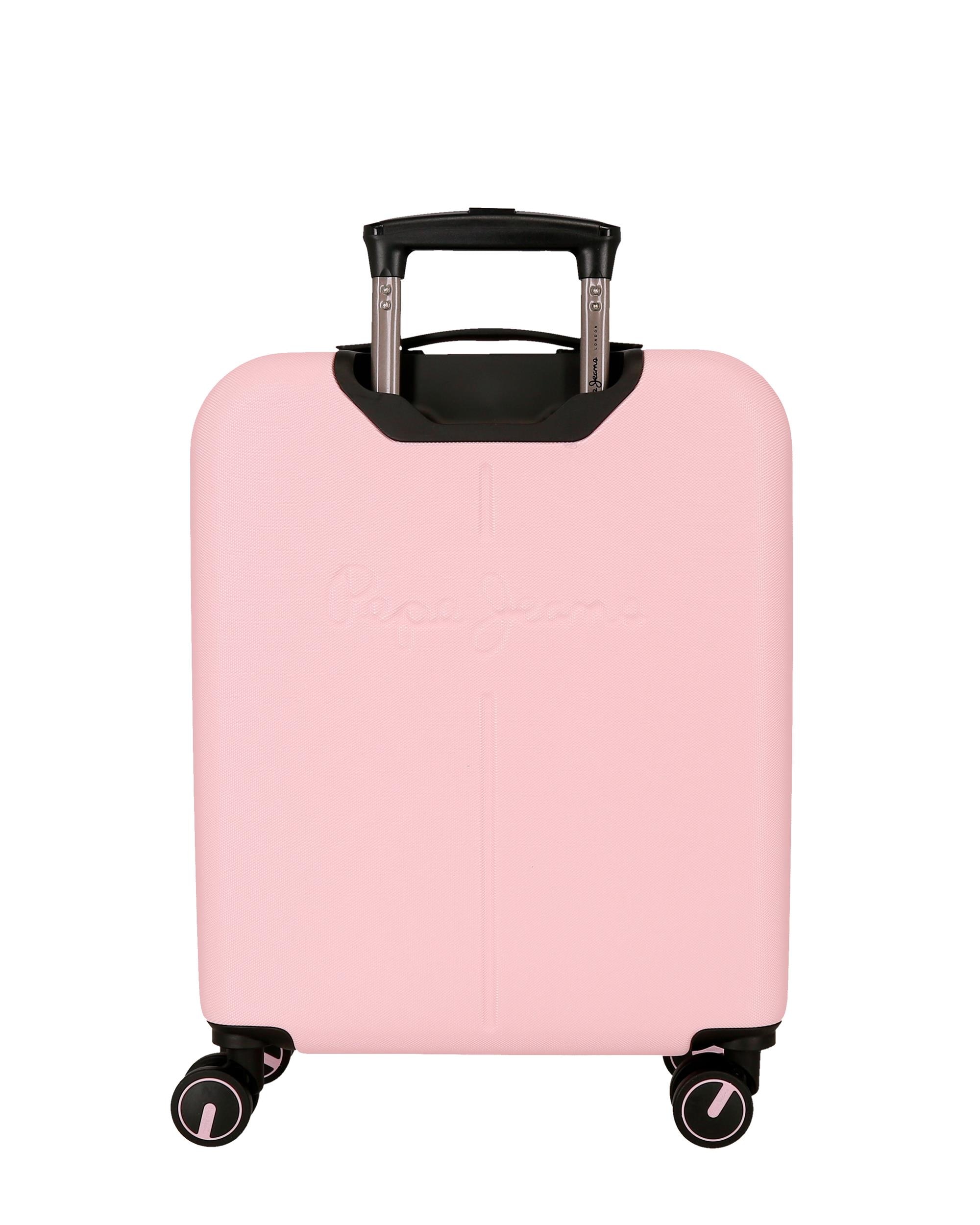Imagen 3 de Maleta de cabina 55 cm expandible pjl aris abs rígida hasta 44 l marino - Pepe Jeans - Rosa Rosa