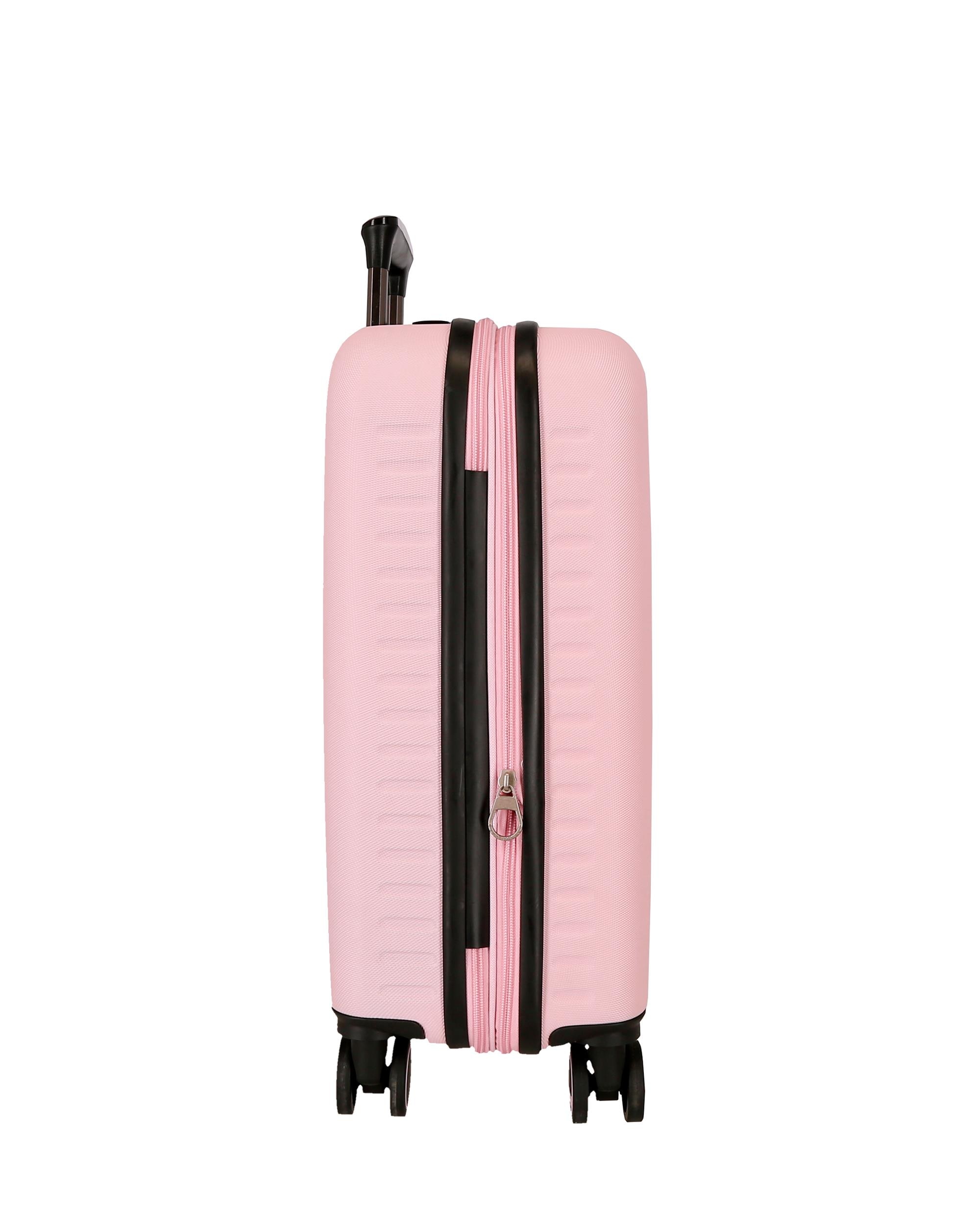 Imagen 4 de Maleta de cabina 55 cm expandible pjl aris abs rígida hasta 44 l marino - Pepe Jeans - Rosa Rosa