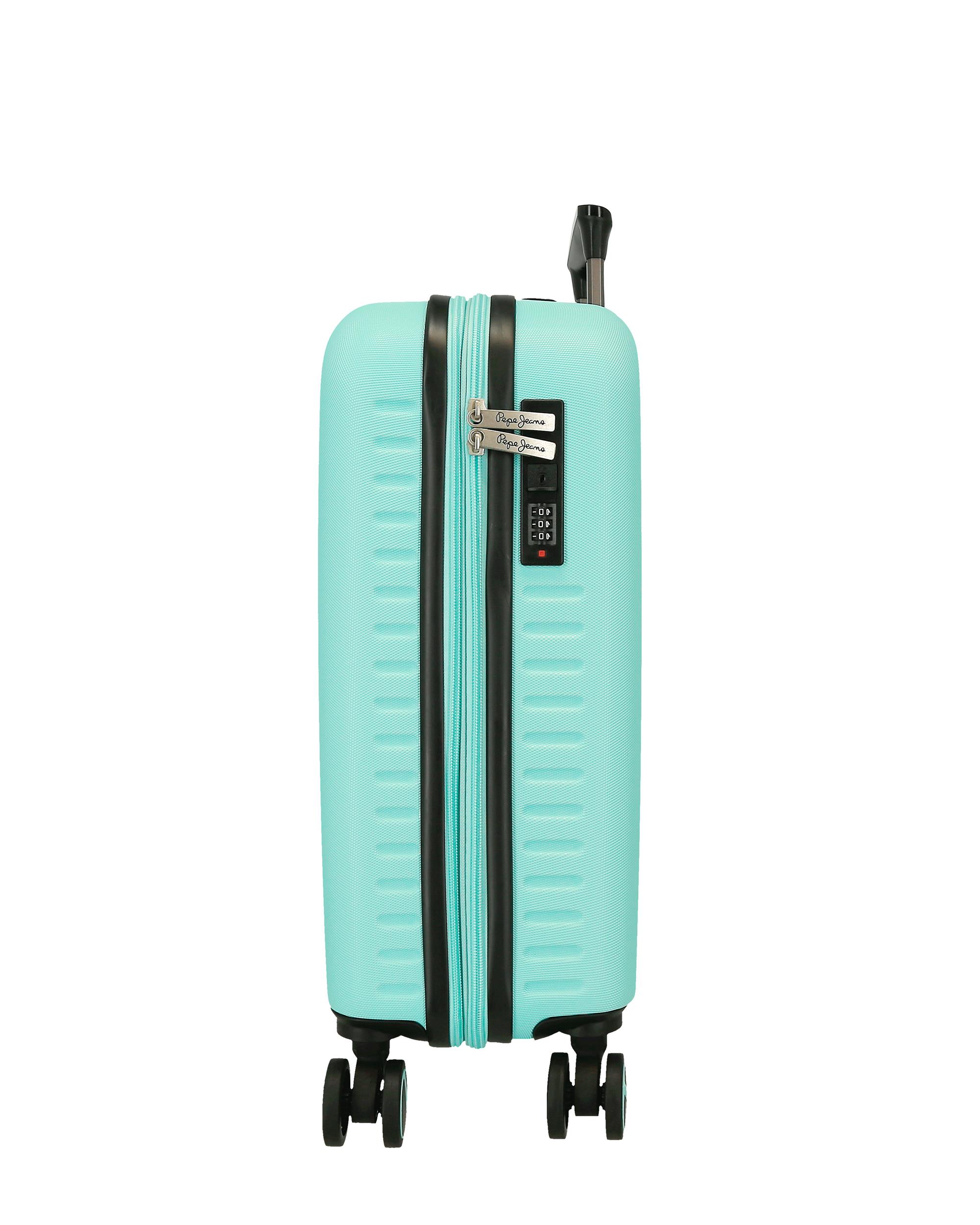 Imagen 2 de Maleta de cabina 55 cm expandible pjl aris abs rígida hasta 44 l marino - Pepe Jeans - Azul Azul