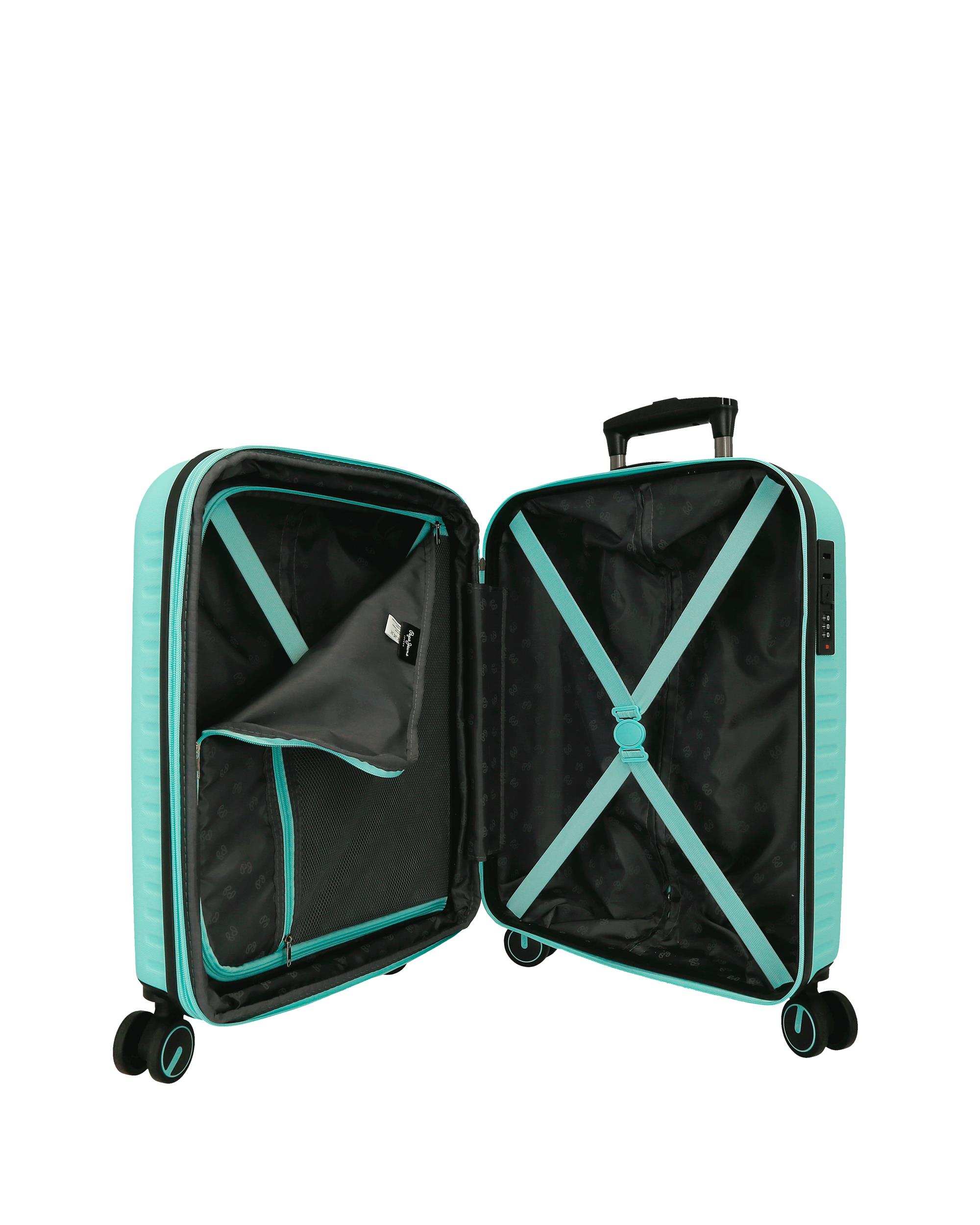 Imagen 5 de Maleta de cabina 55 cm expandible pjl aris abs rígida hasta 44 l marino - Pepe Jeans - Azul Azul