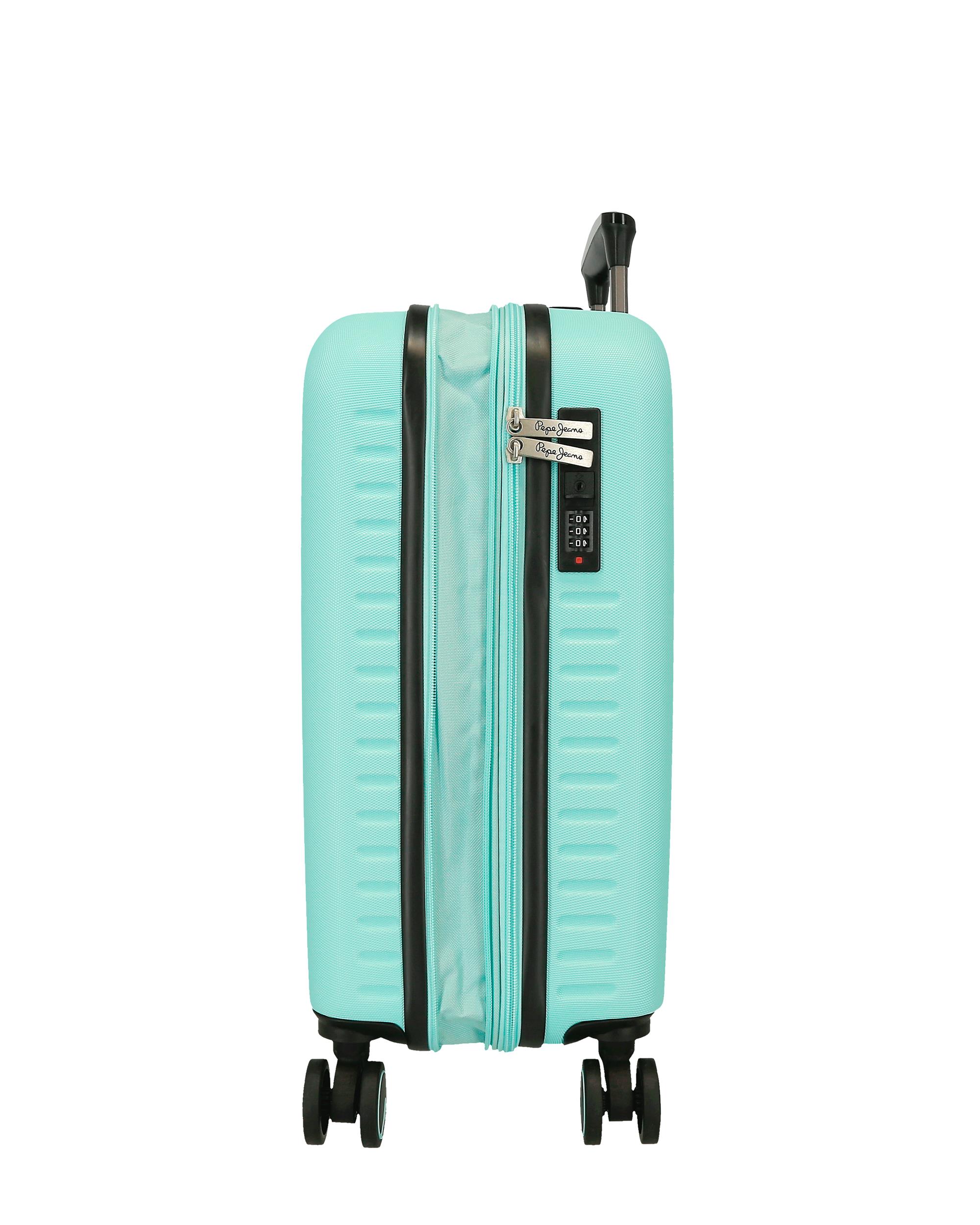 Imagen 6 de Maleta de cabina 55 cm expandible pjl aris abs rígida hasta 44 l marino - Pepe Jeans - Azul Azul