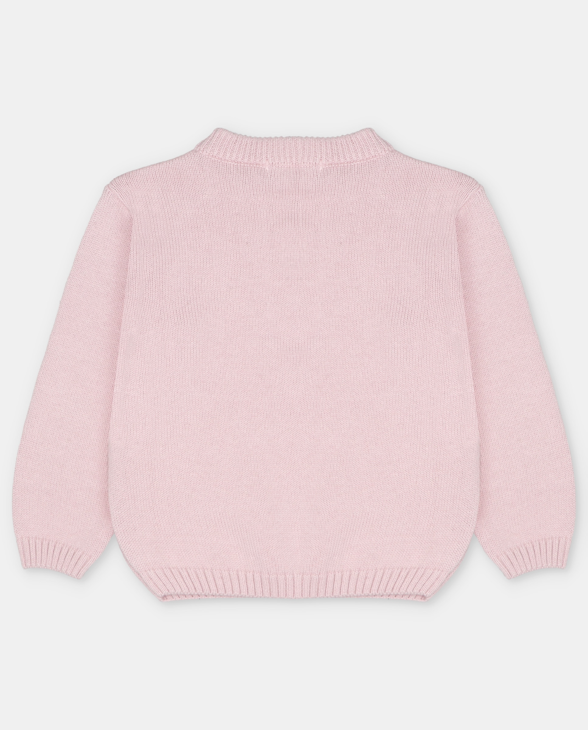 Jersey de niña con dibujo frontal. - Martín Aranda - Rosa claro Rosa claro-4