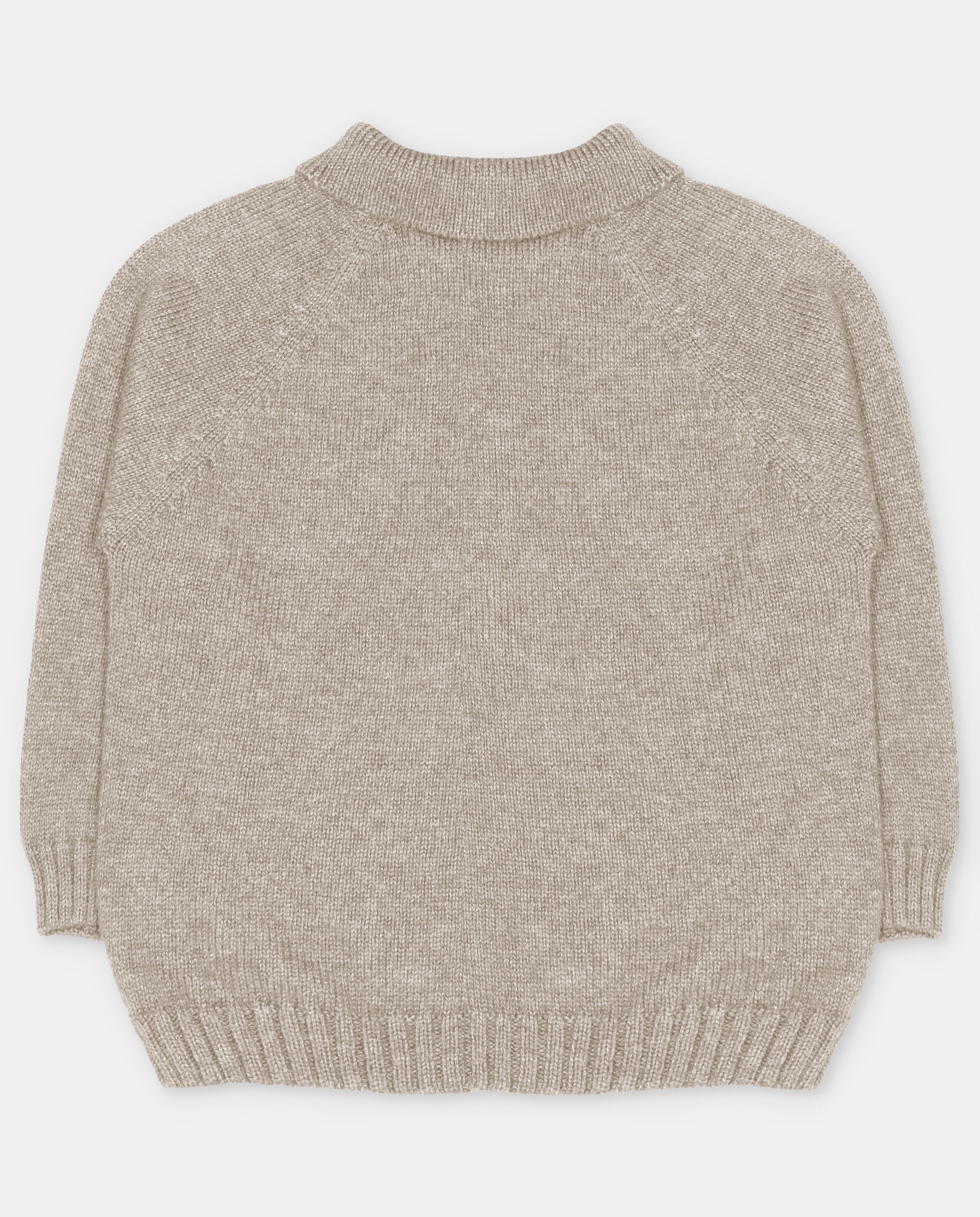 Jersey de bebé niño con cuello polo. - Martín Aranda - Tostado Tostado-3
