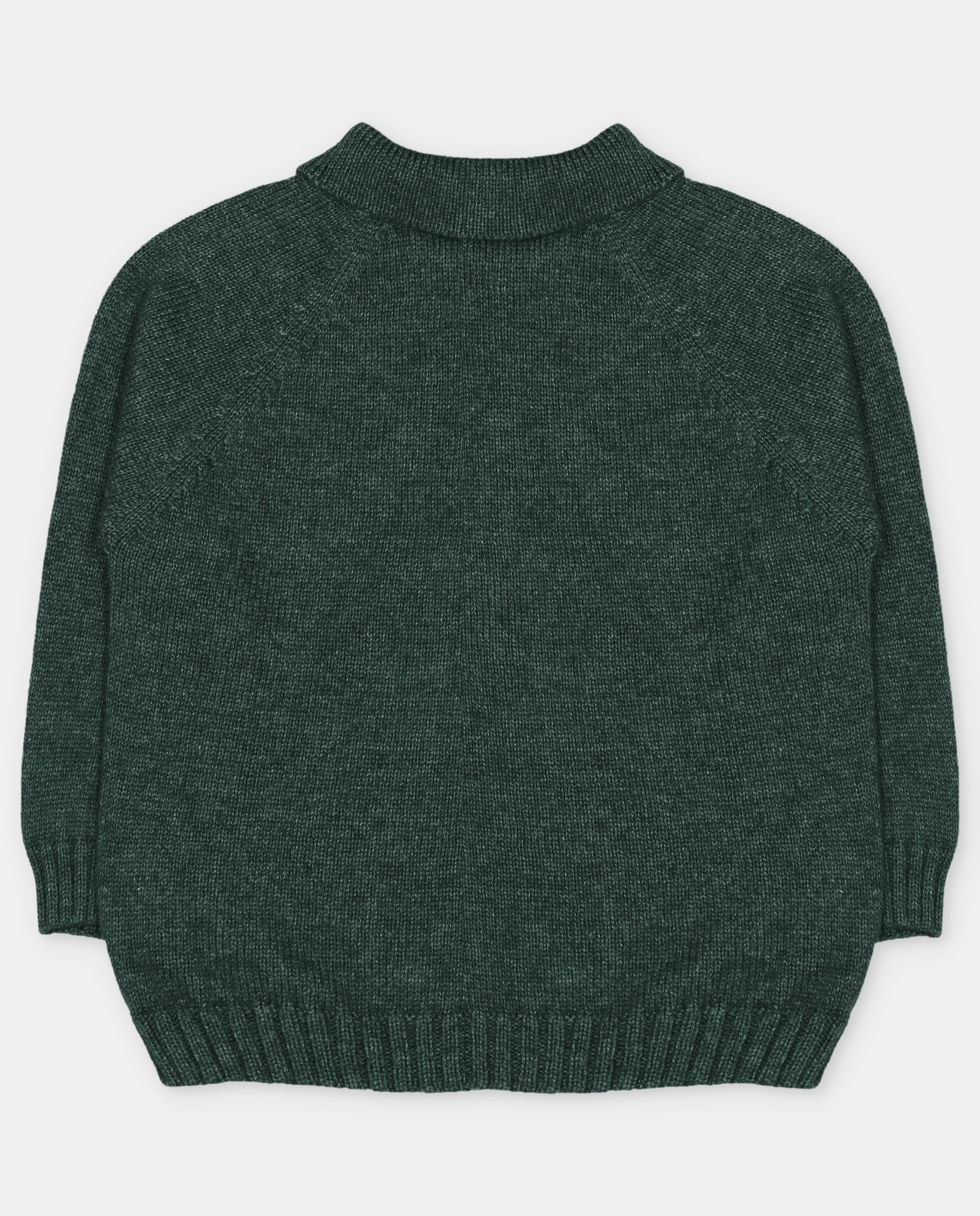 Jersey de niño con cuello polo. - Martín Aranda - Verde oscuro Verde oscuro-3