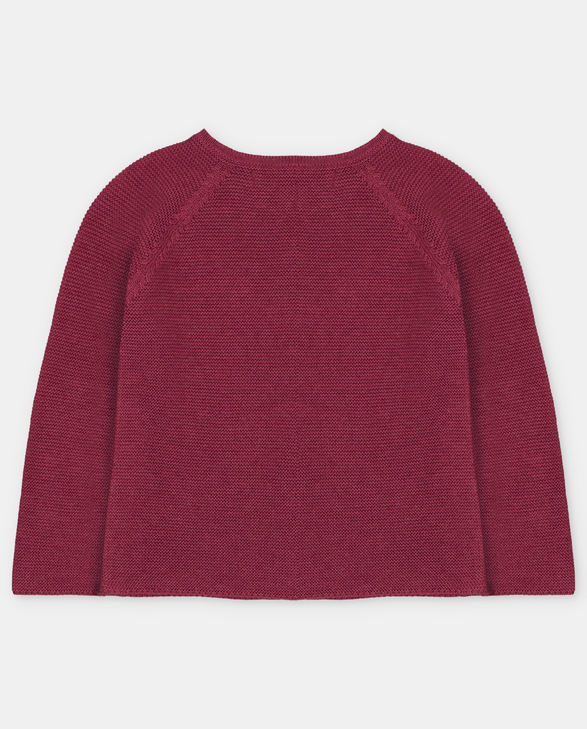 Chaqueta de bebé tricot con botones. - Martín Aranda - Burdeos Burdeos-3
