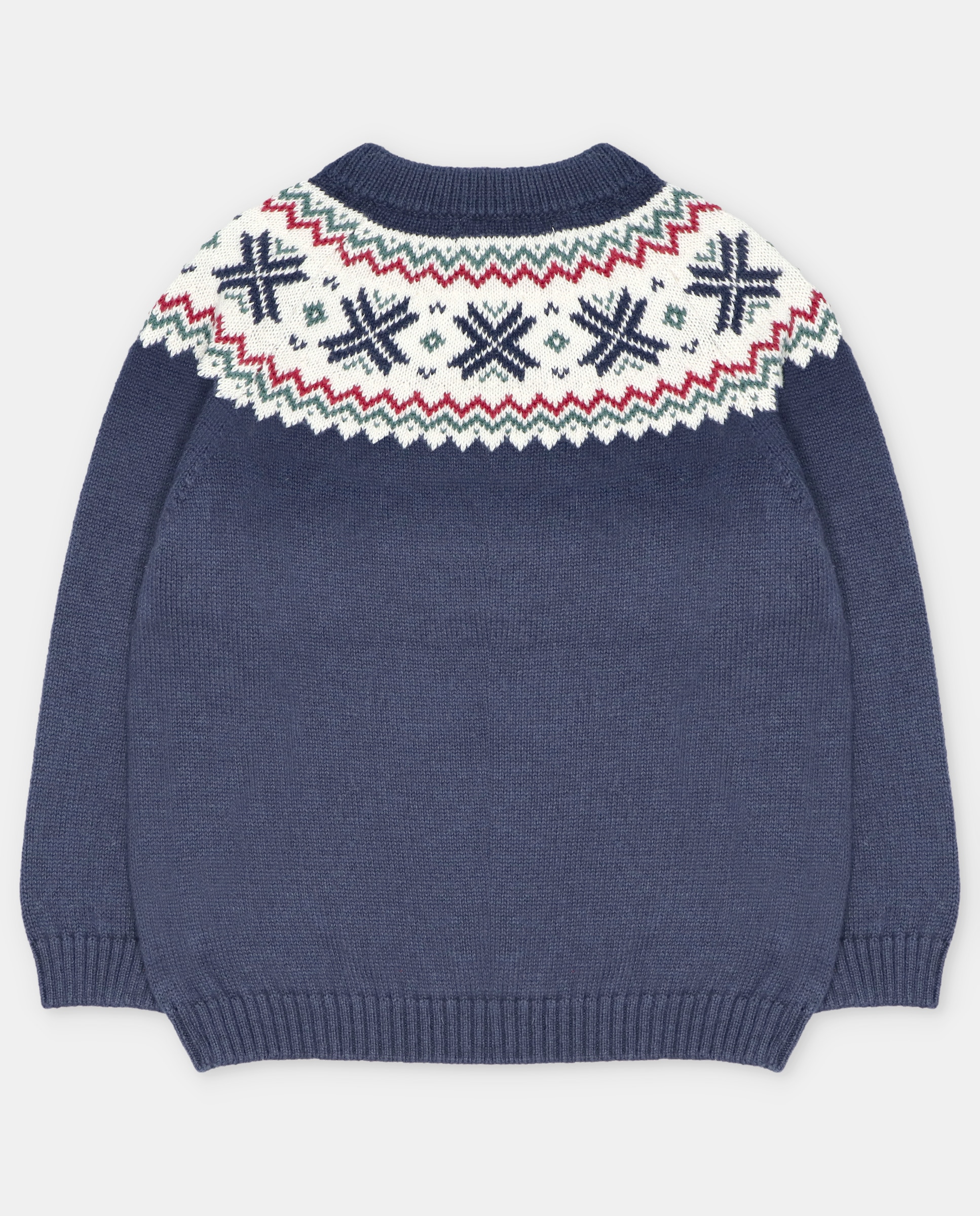 Jersey de niño con cenefa a contraste. - Martín Aranda - Azul marino Azul marino-3
