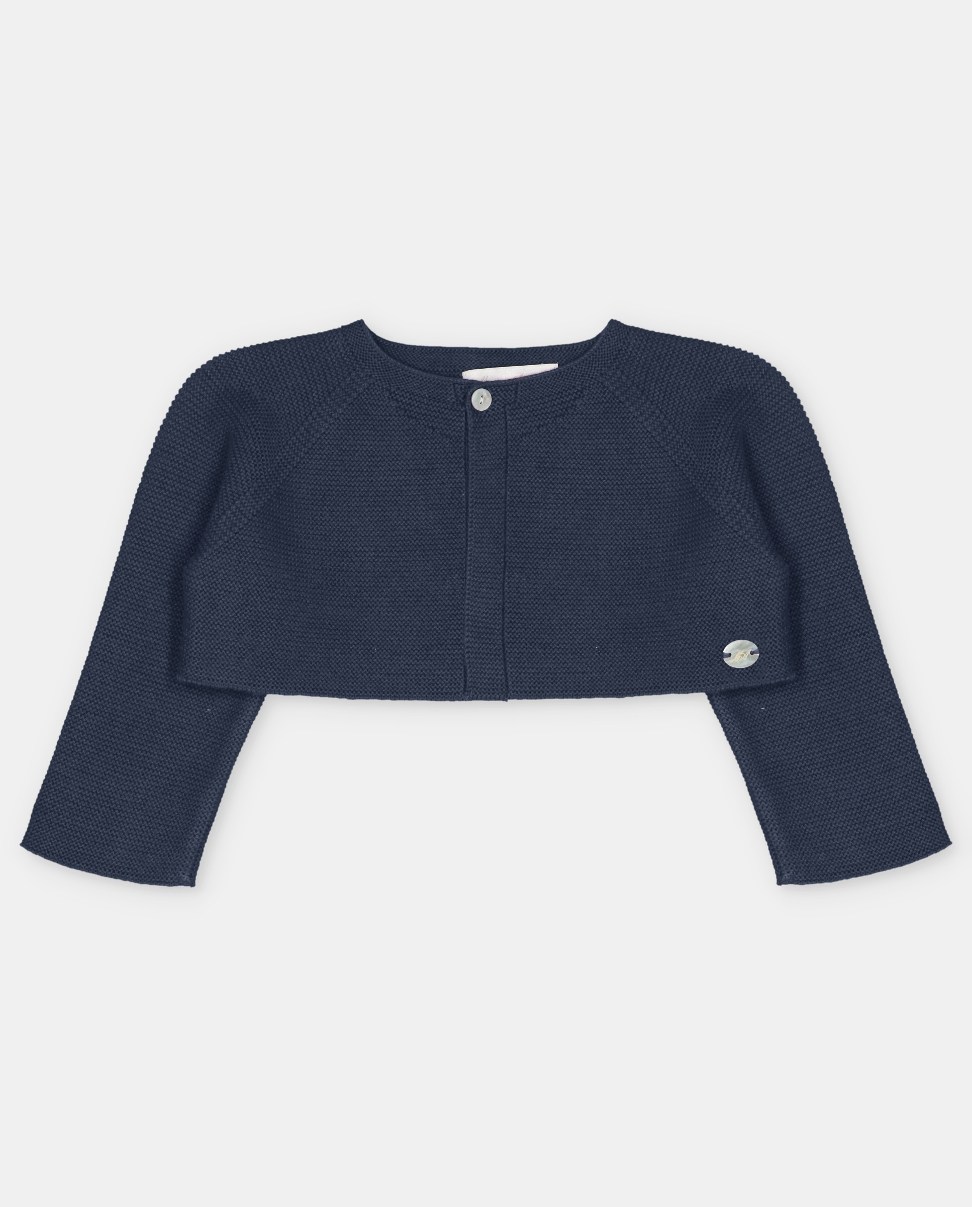Chaqueta de bebé niña corta. - Martín Aranda - Azul marino Azul marino-1