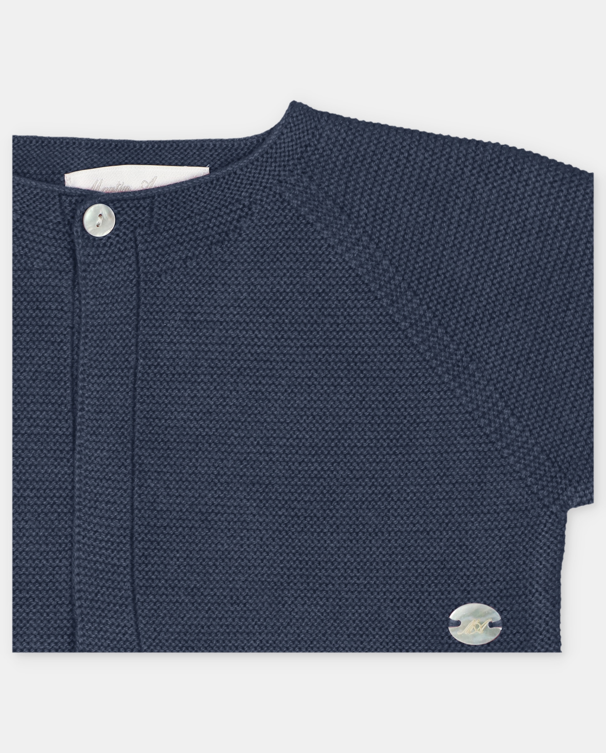 Chaqueta de bebé niña corta. - Martín Aranda - Azul marino Azul marino-2