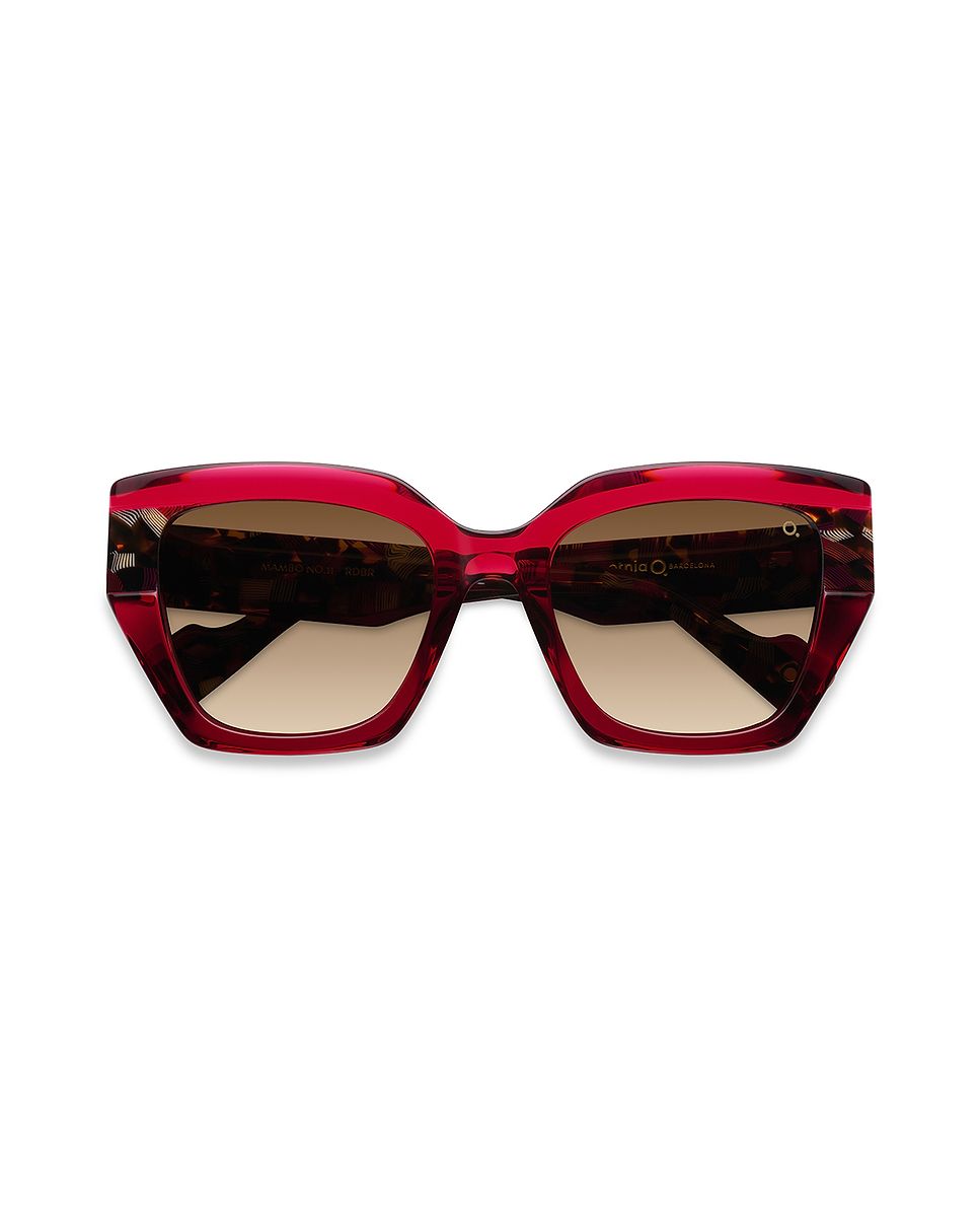Imagen 1 de Gafas de sol mambo no.11 mujer cat eye en acetato natural con lente mineral fotocromática - Etnia Barcelona - Marrón Marrón