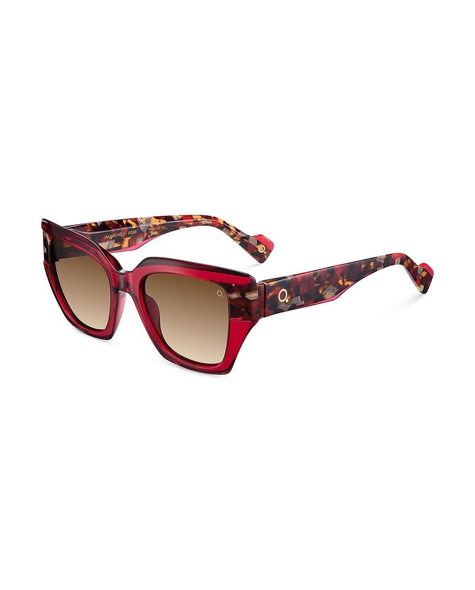 Imagen 2 de Gafas de sol mambo no.11 mujer cat eye en acetato natural con lente mineral fotocromática - Etnia Barcelona - Marrón Marrón