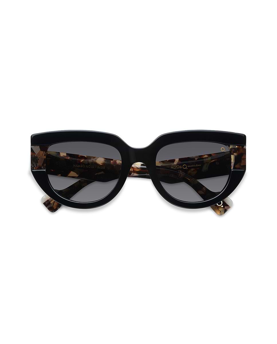Imagen 1 de Gafas de sol mambo no.12 mujer cat eye en acetato natural con lente mineral fotocromática - Etnia Barcelona - Marrón Marrón