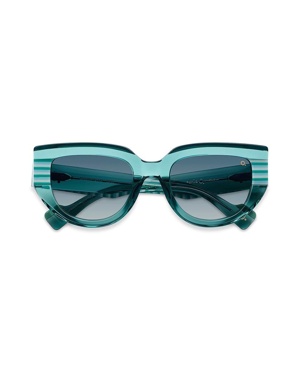 Imagen 1 de Gafas de sol mambo no.12 mujer cat eye en acetato natural con lente mineral fotocromática - Etnia Barcelona - Azul Turquesa Azul Turquesa