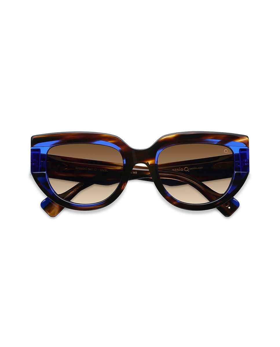 Imagen 1 de Gafas de sol mambo no.12 mujer cat eye en acetato natural con lente mineral fotocromática Marrón