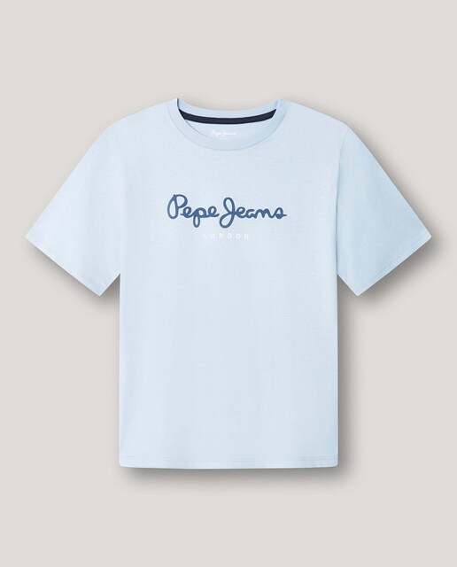 Imagen 0 de Camiseta de niño con logo estampado fit regular