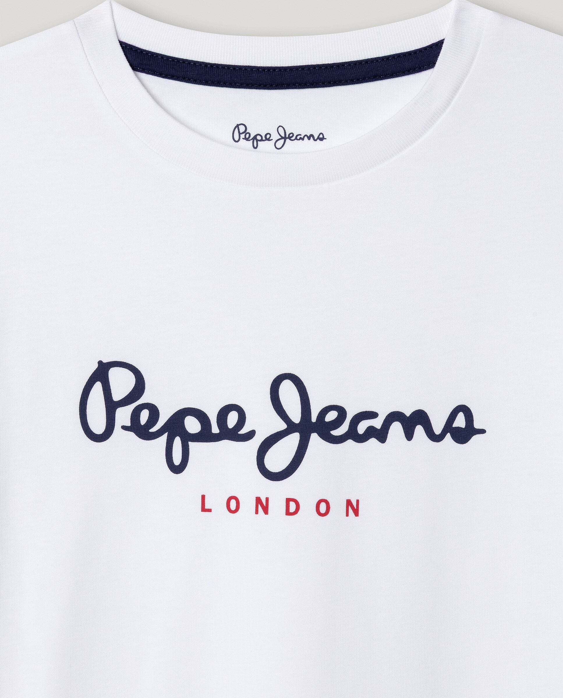 Camiseta New Art de niño - Pepe Jeans - Amarillo Blanco-2