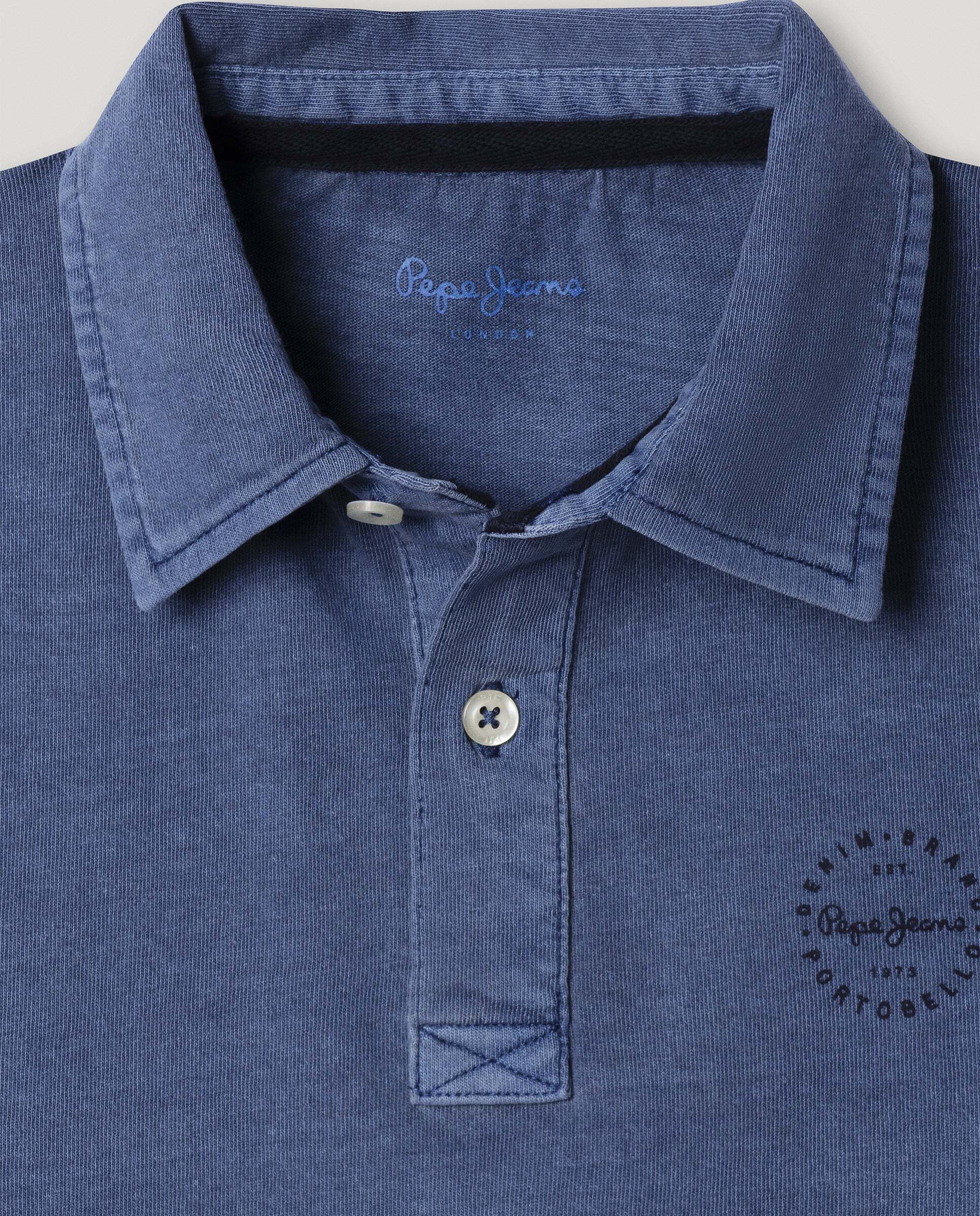 Polo Logan de niño - Pepe Jeans - Azul índigo Azul índigo-2